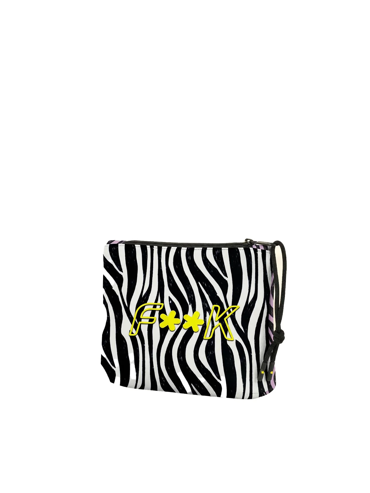 Pochette mare F**K uomo neoprene fantasia multicolor