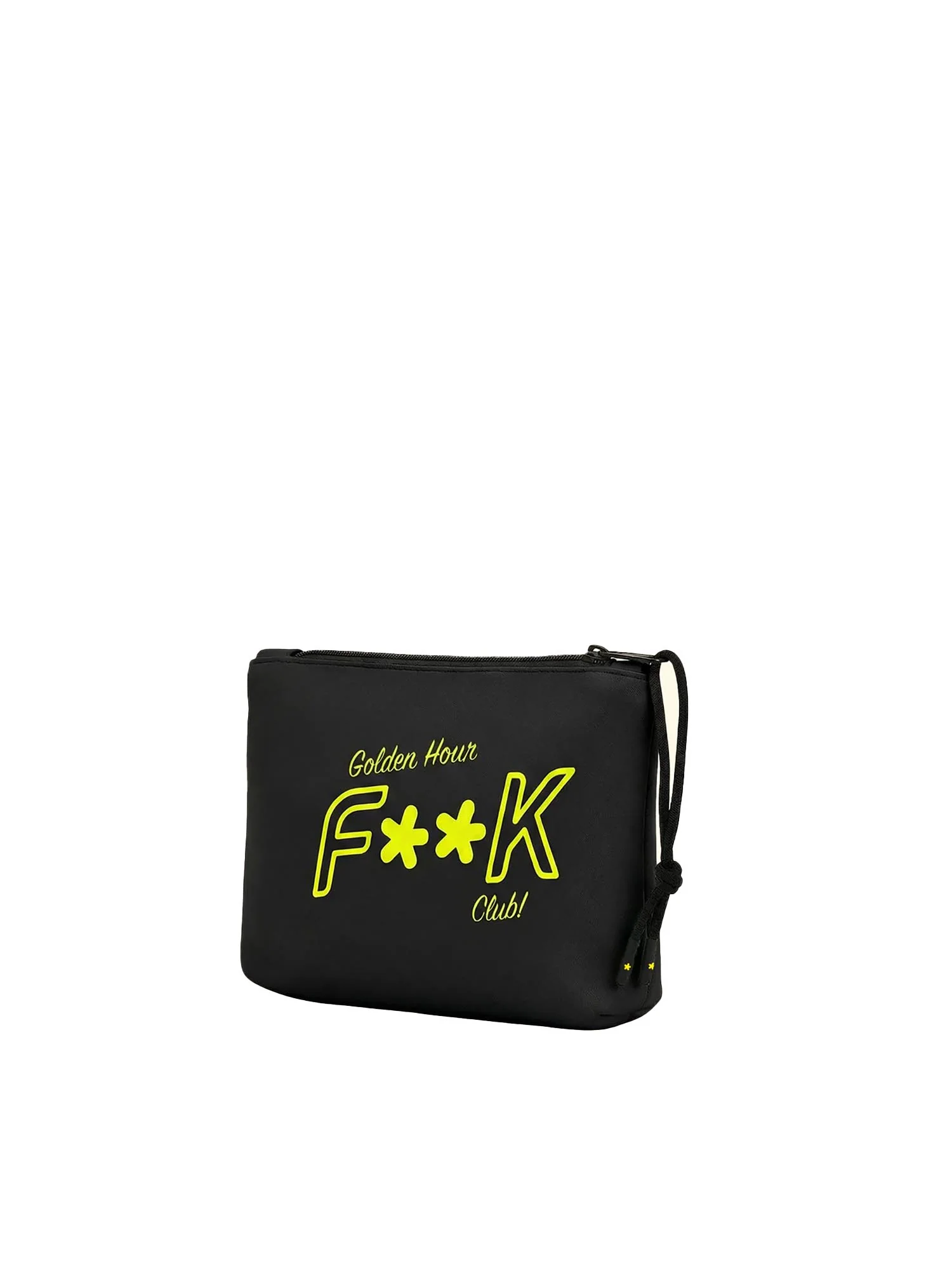 Pochette mare F**K uomo neoprene nero