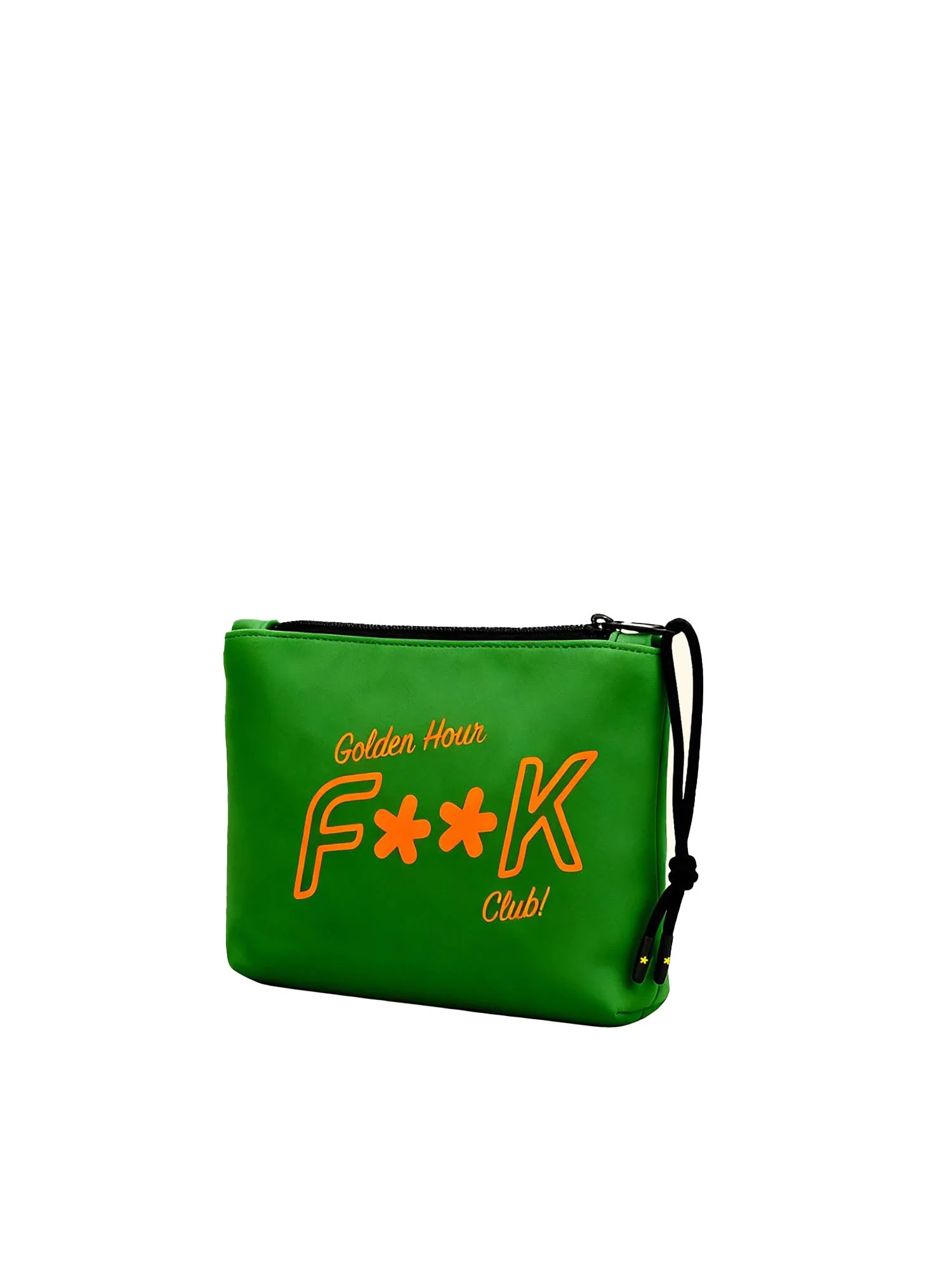 Pochette mare F**K uomo neoprene verde scuro
