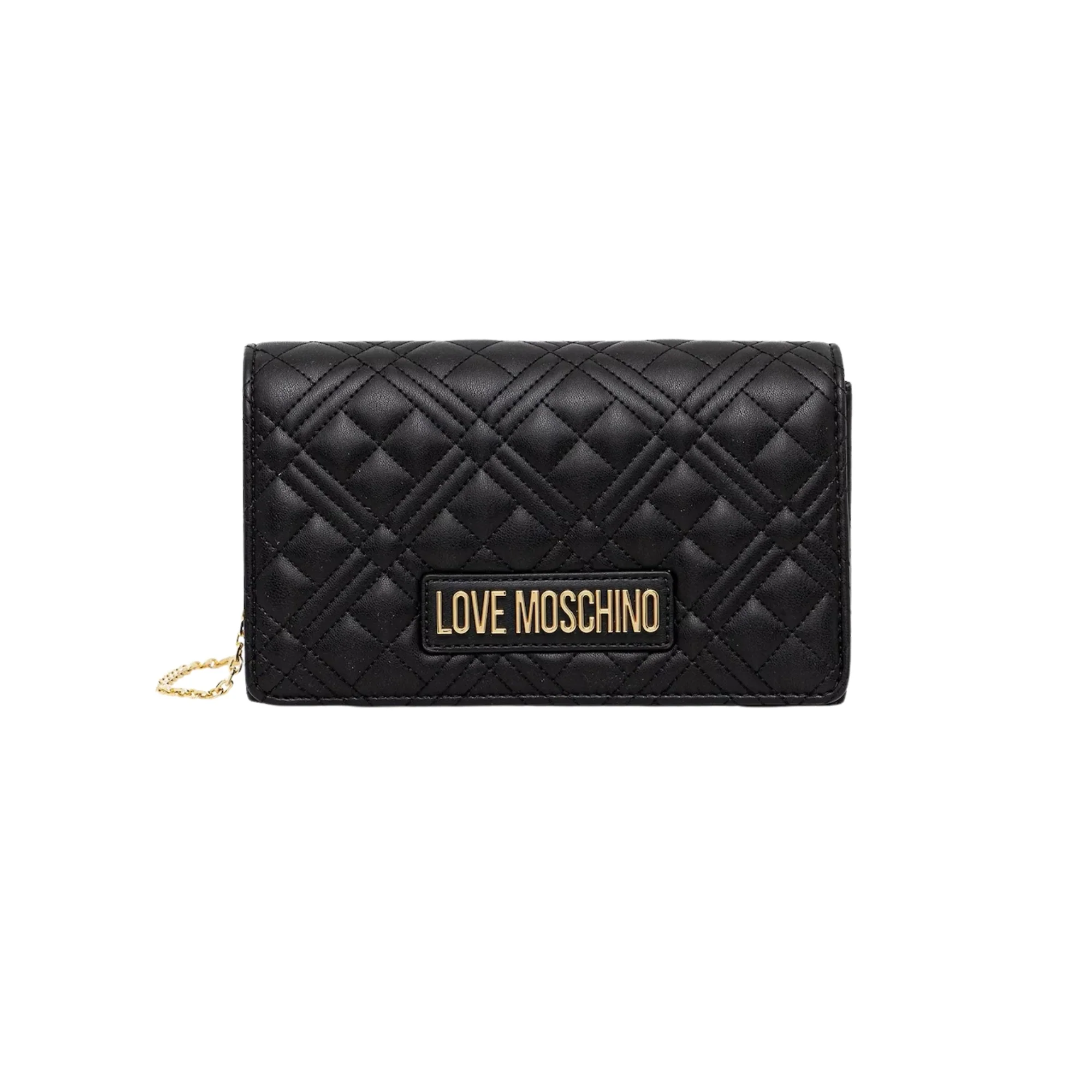 Pochette Love Moschino Donna effetto trapuntato pochette quilted nero