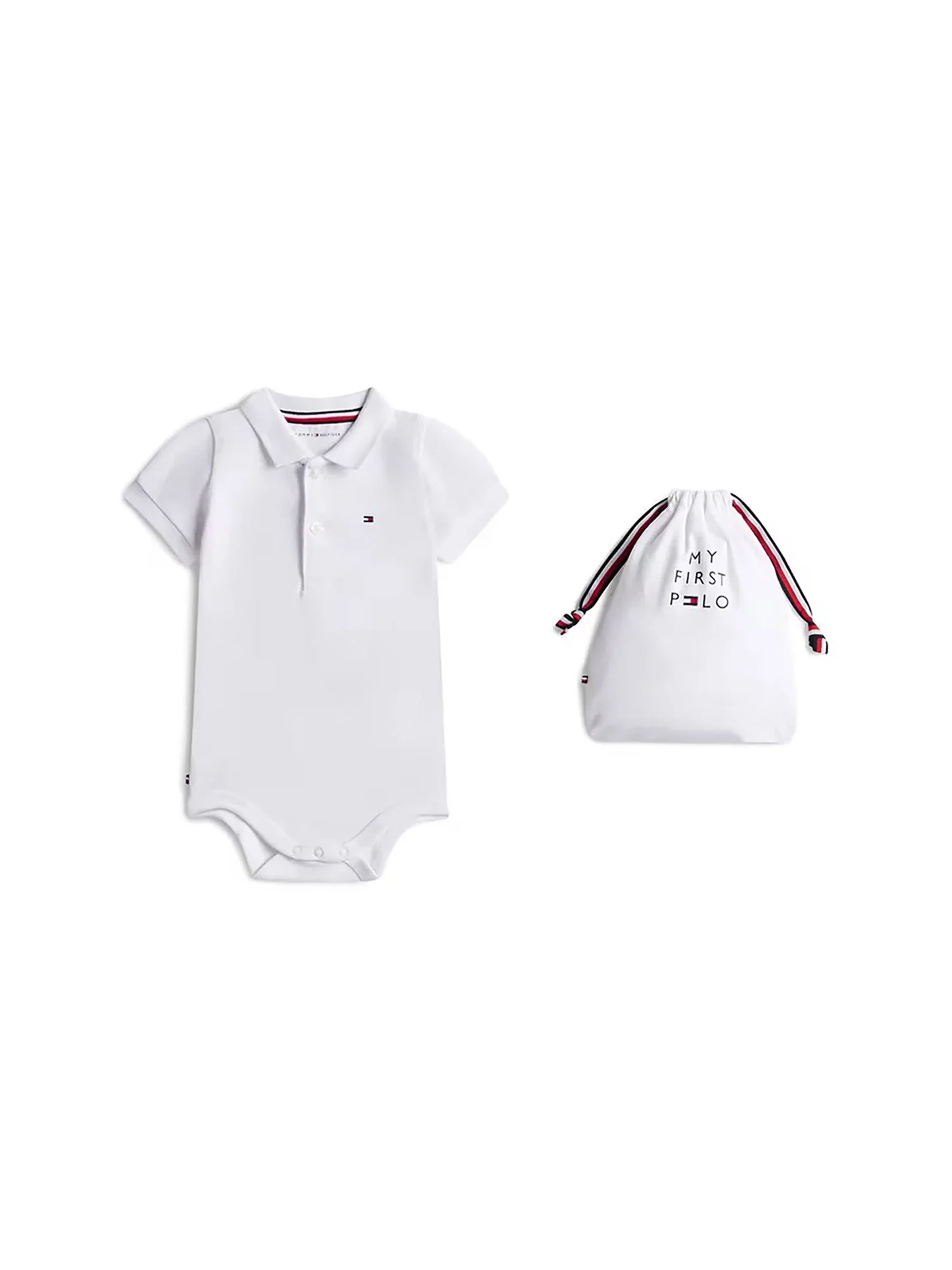 Polo body Tommy Hilfigher Neonato giftpack bianco