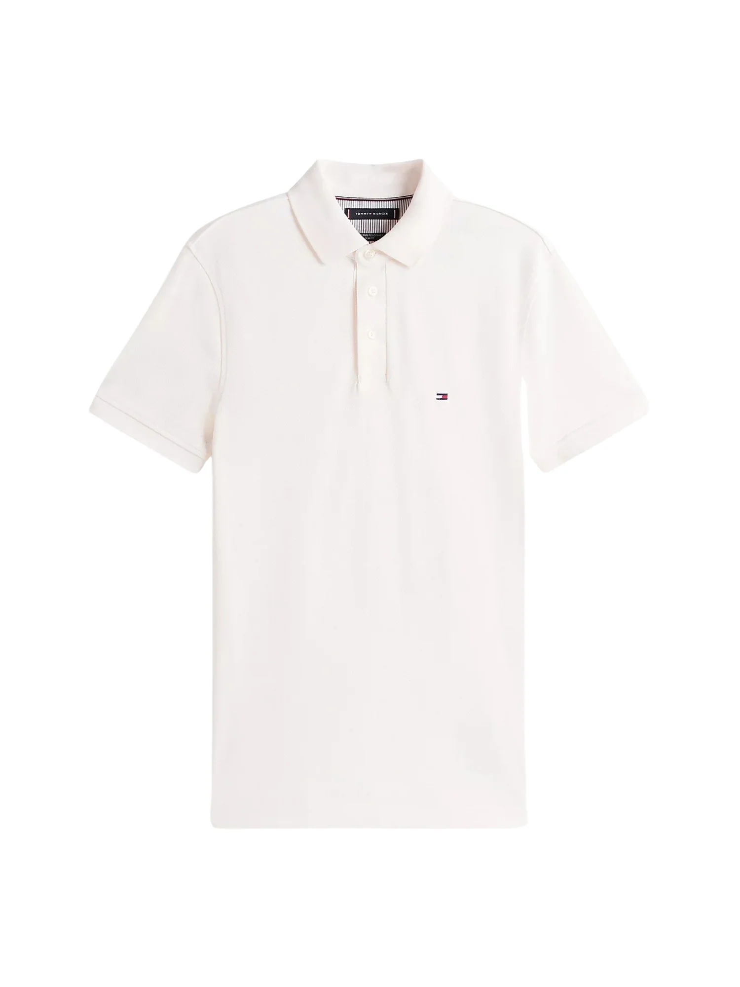 Maglia polo con maniche corte Tommy Hilfiger modello 1985 slim avorio - Image 3
