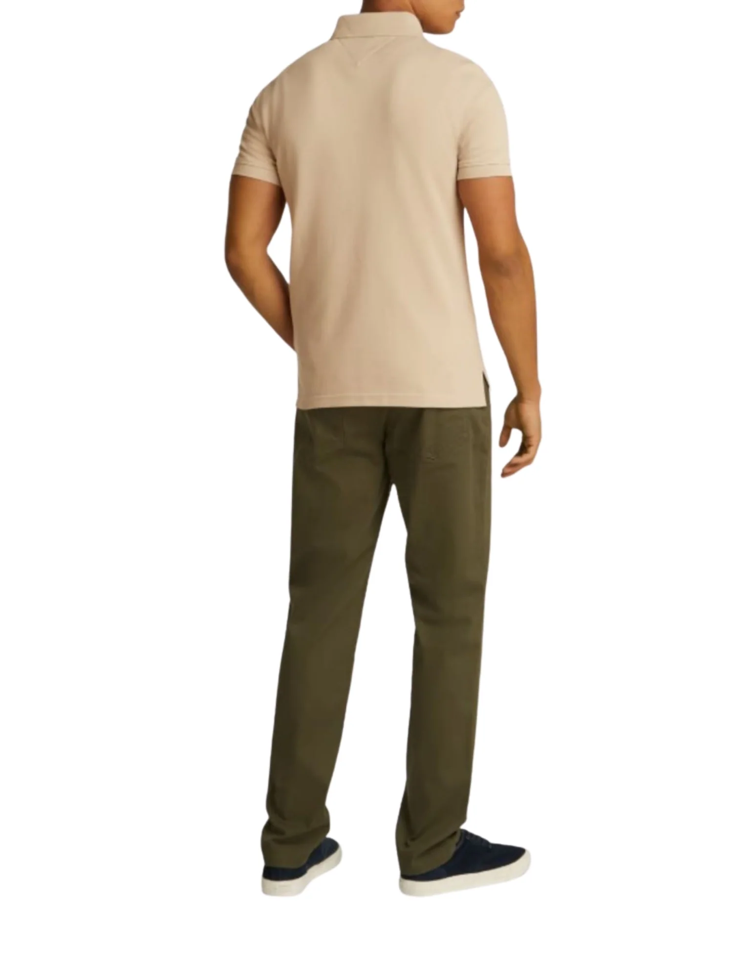 Maglia polo con maniche corte Tommy Hilfiger modello 1985 slim beige - Image 2