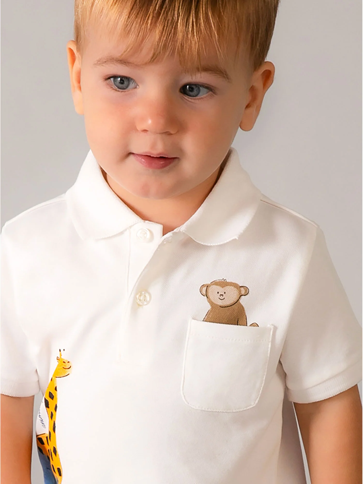Polo Mayoral Bambino animals panna - Image 4