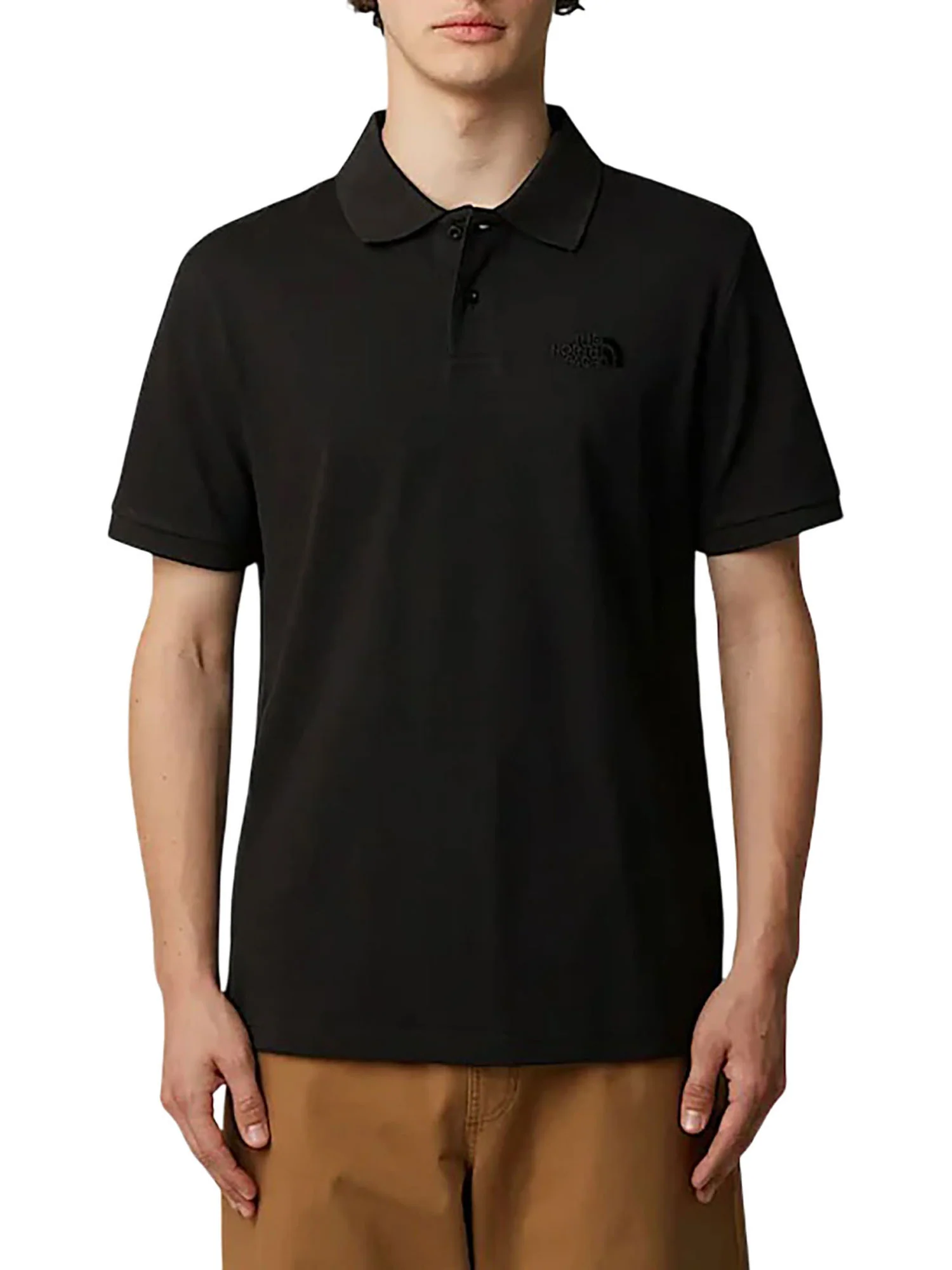 Polo The North Face Uomo manica corta essential reg 
 Nero