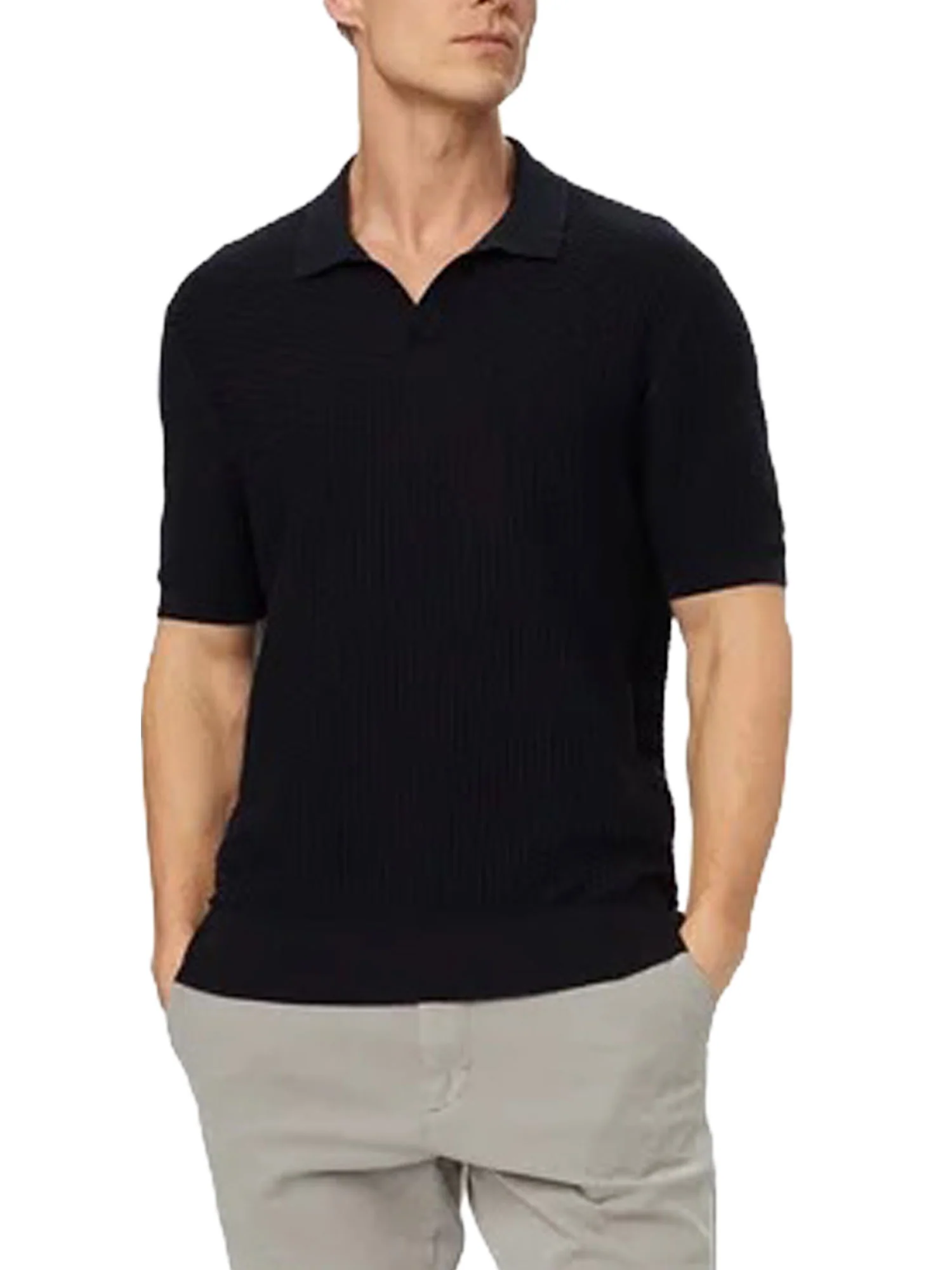 Polo Boss Uomo manica corta h-natalo 
 blu