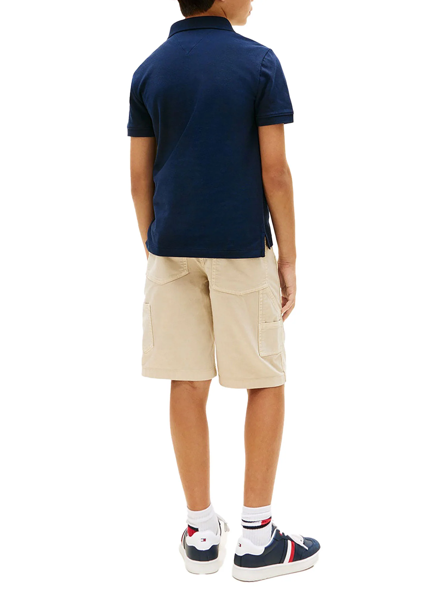 Polo Tommy Hilfigher Ragazzo ithica wavy flag blu - Image 3