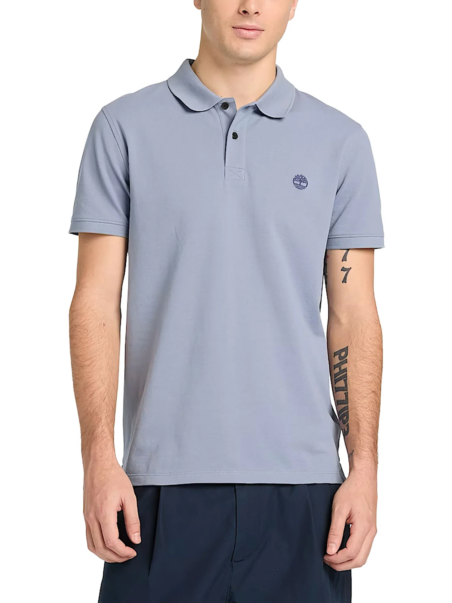 Polo Timberland uomo manica corta Millers River stone wash - Image 5