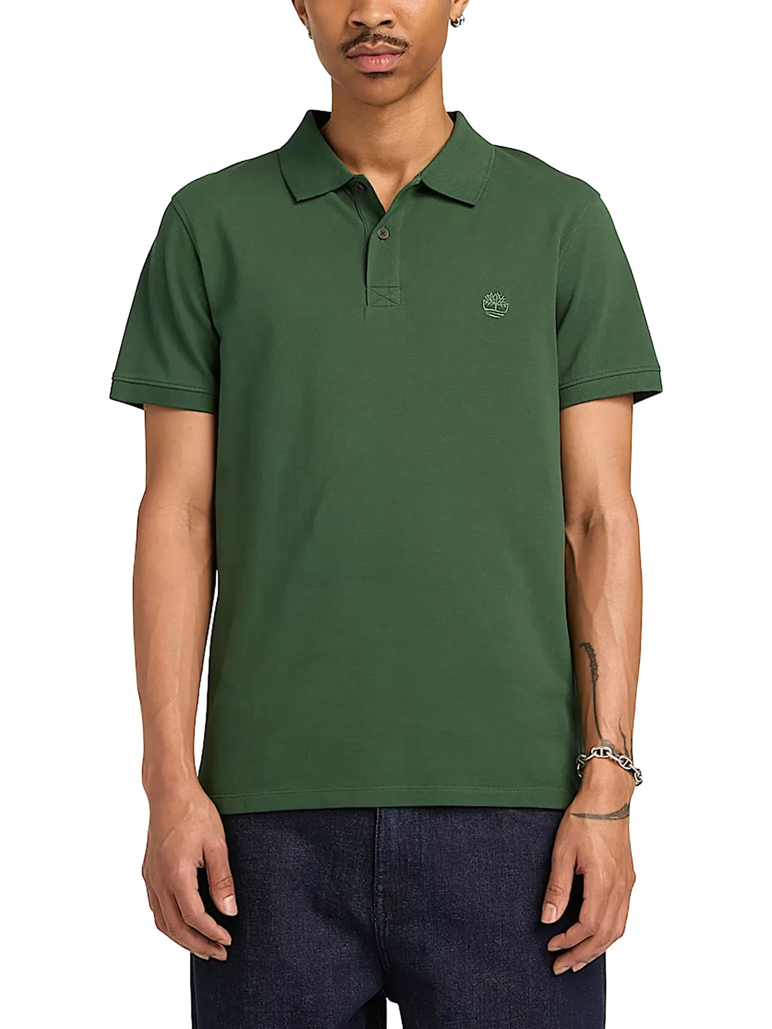 Polo Timberland uomo manica corta Millers River verde - Image 5