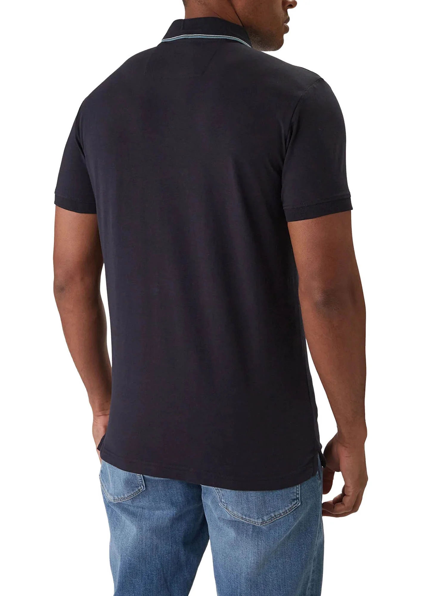 Polo Guess Uomo Nolan Jersey 
 nero - Image 2