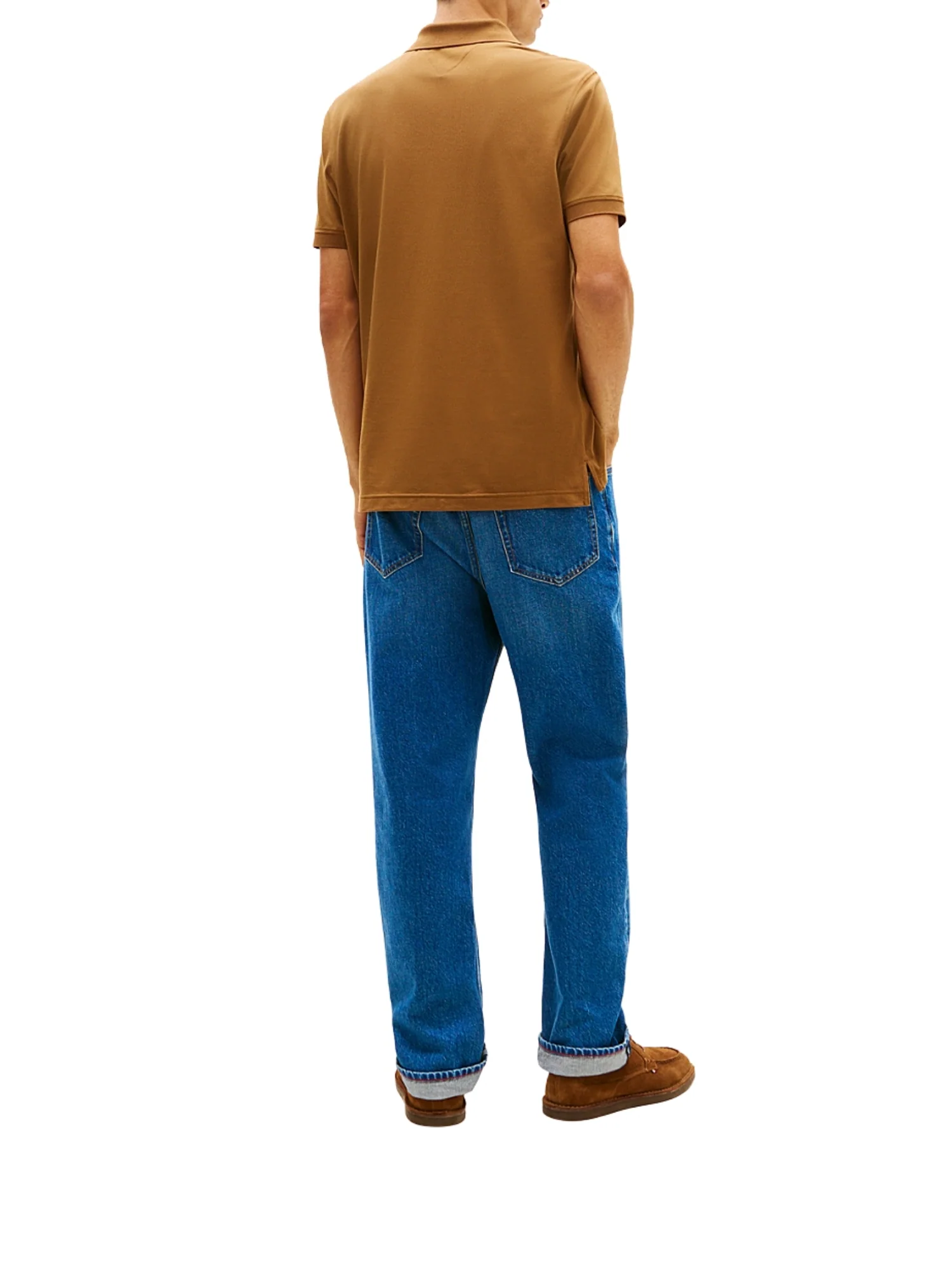 Maglia polo con maniche corte Tommy Hilfiger modello performance piquet militare - Image 2