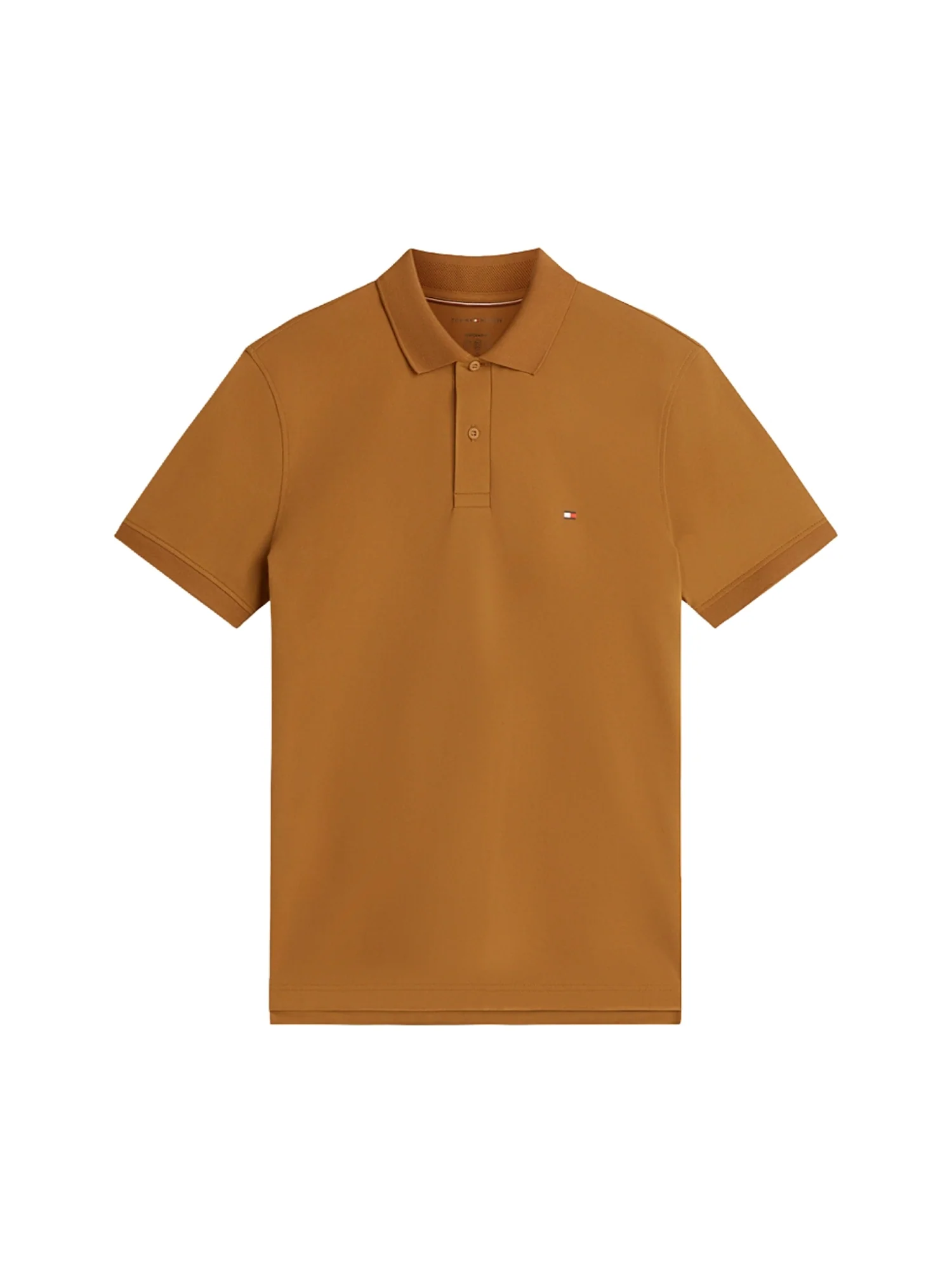 Maglia polo con maniche corte Tommy Hilfiger modello performance piquet militare - Image 3