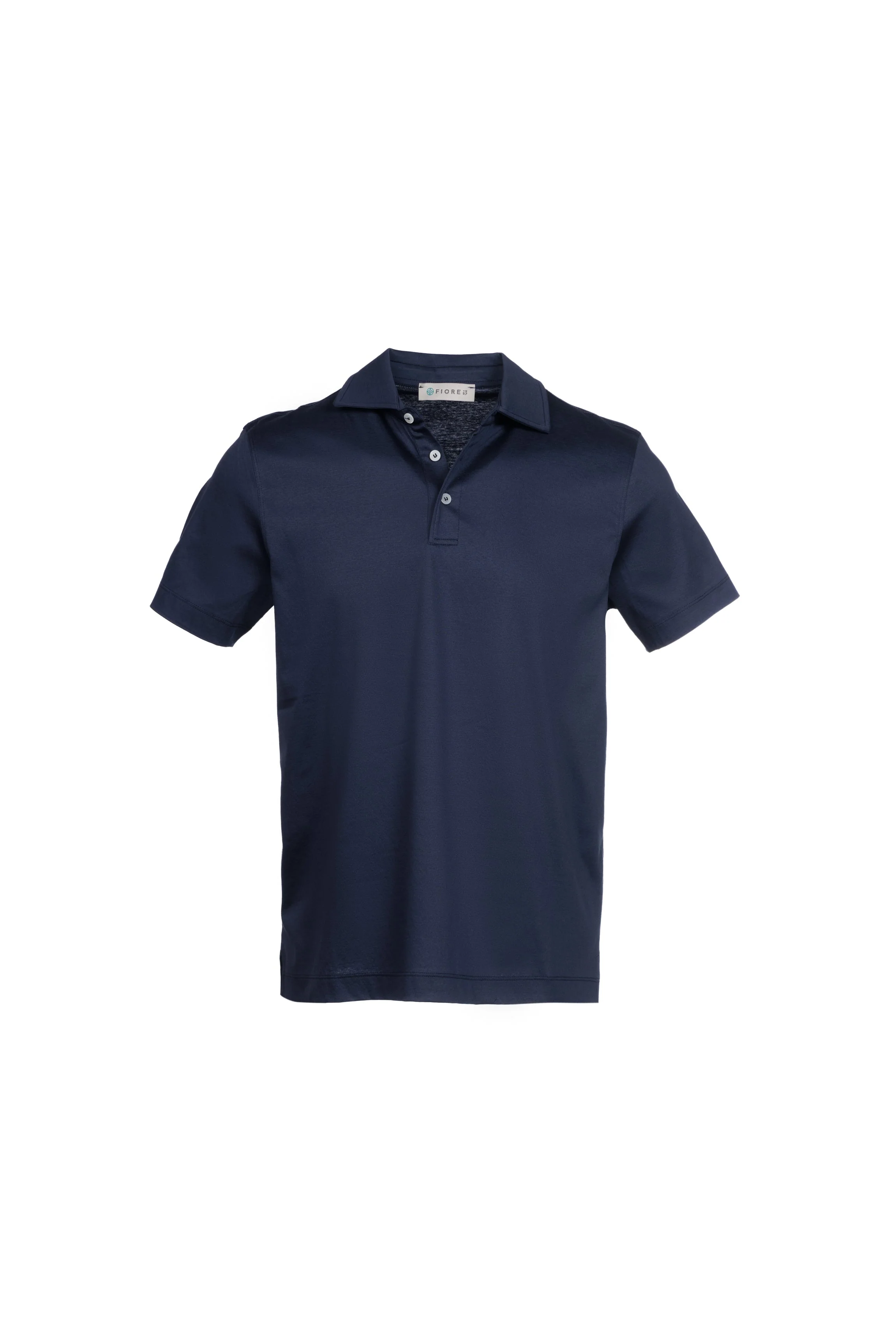 Polo in cotone pima blu