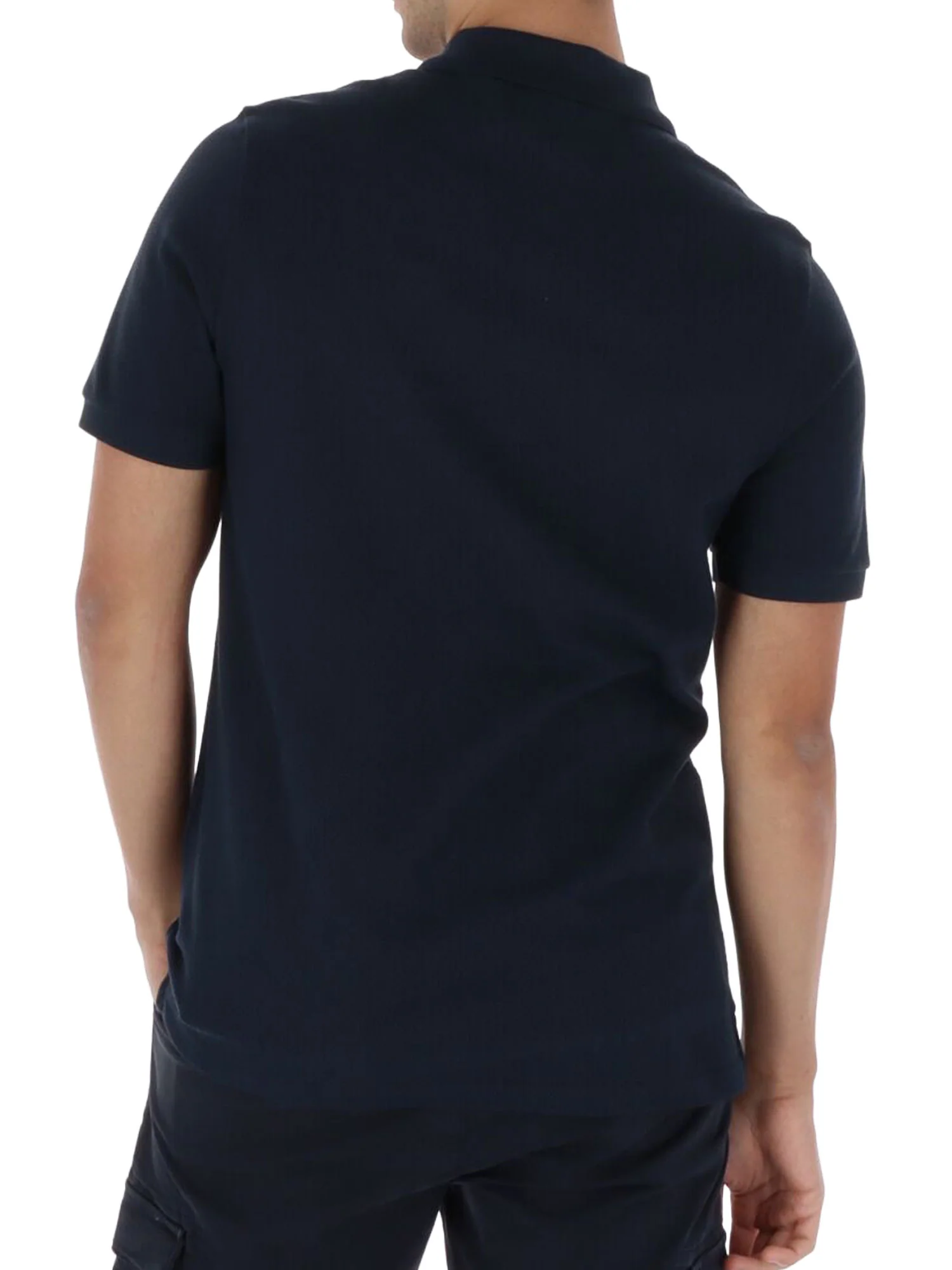 Polo manica corta popcorn jacquard Lyle&Scott Uomo blu - Image 2