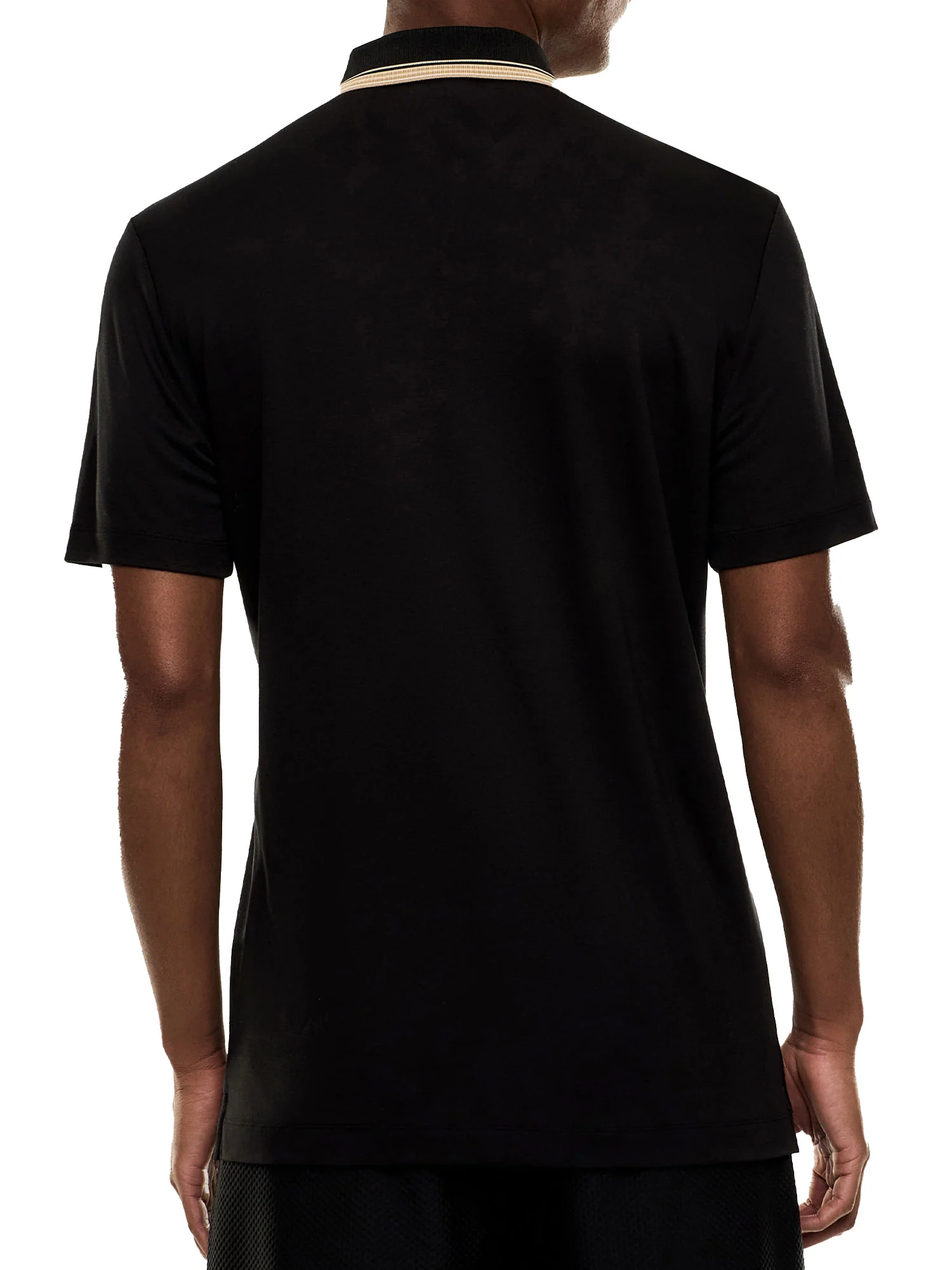 Polo EA7 uomo manica corta Premium Label nero - Image 2