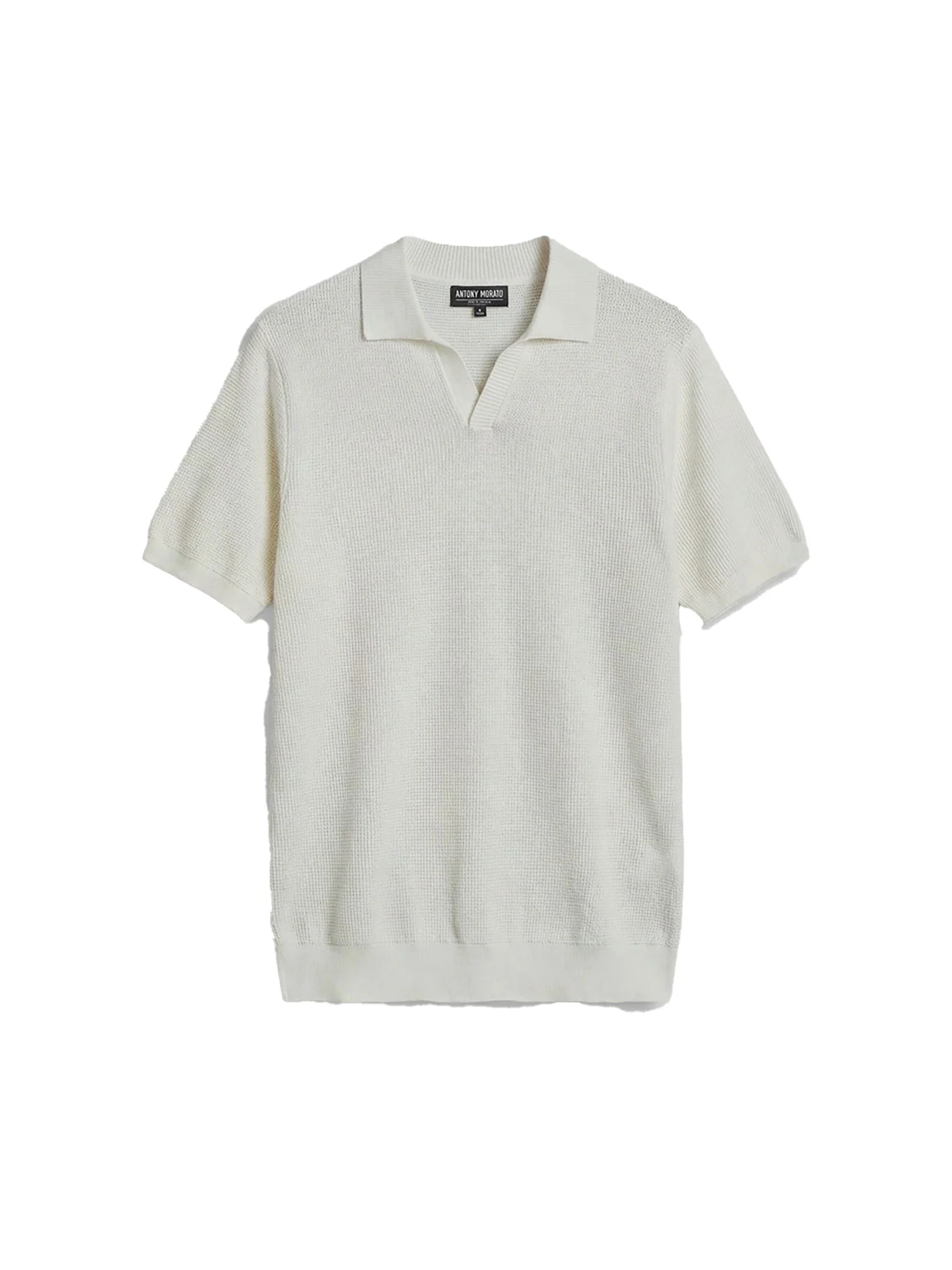 Polo Anthony Morato uomo manica corta super fine Yarn crema - Image 3