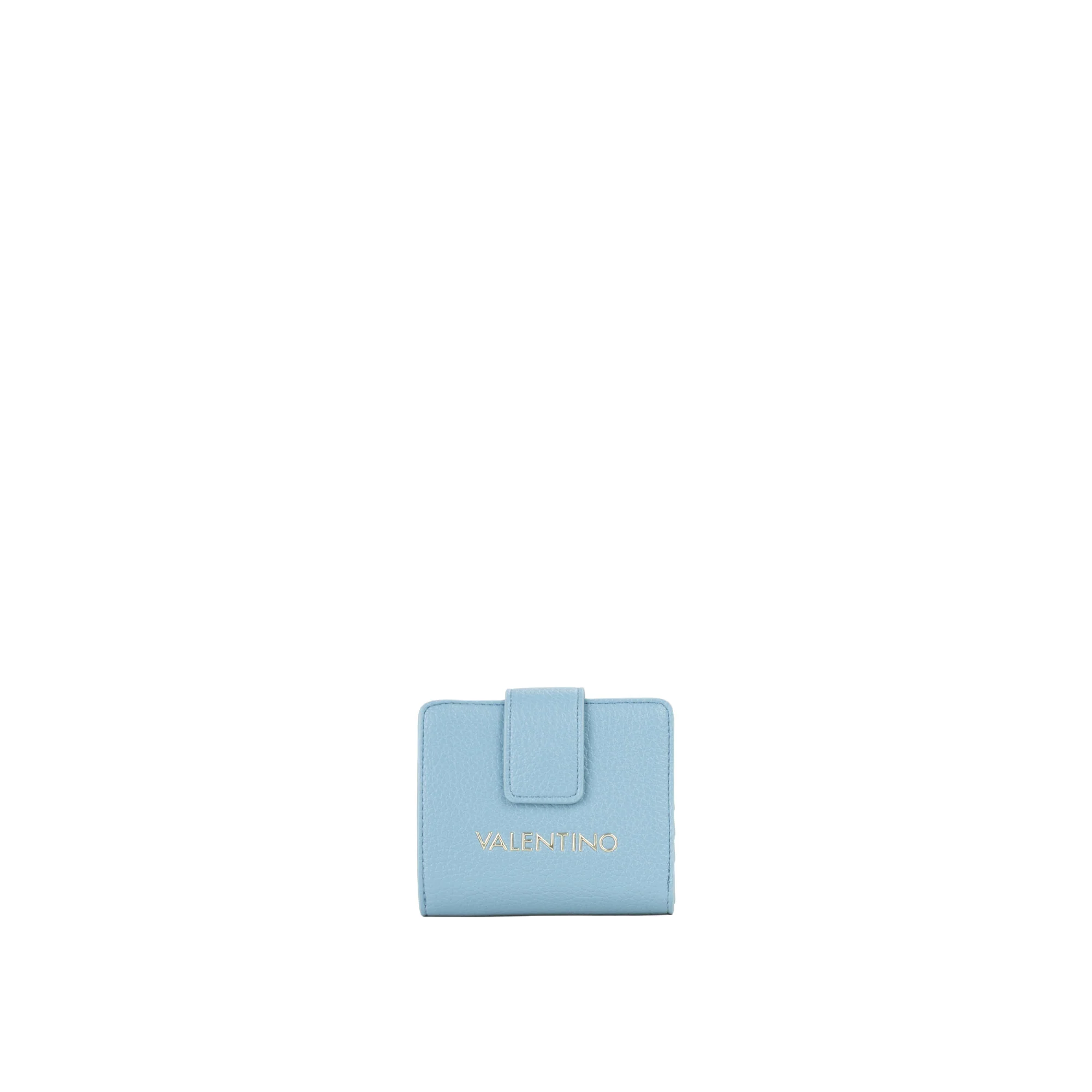 Mini portafogli Alexia con zip e bottone Valentino donna avio
