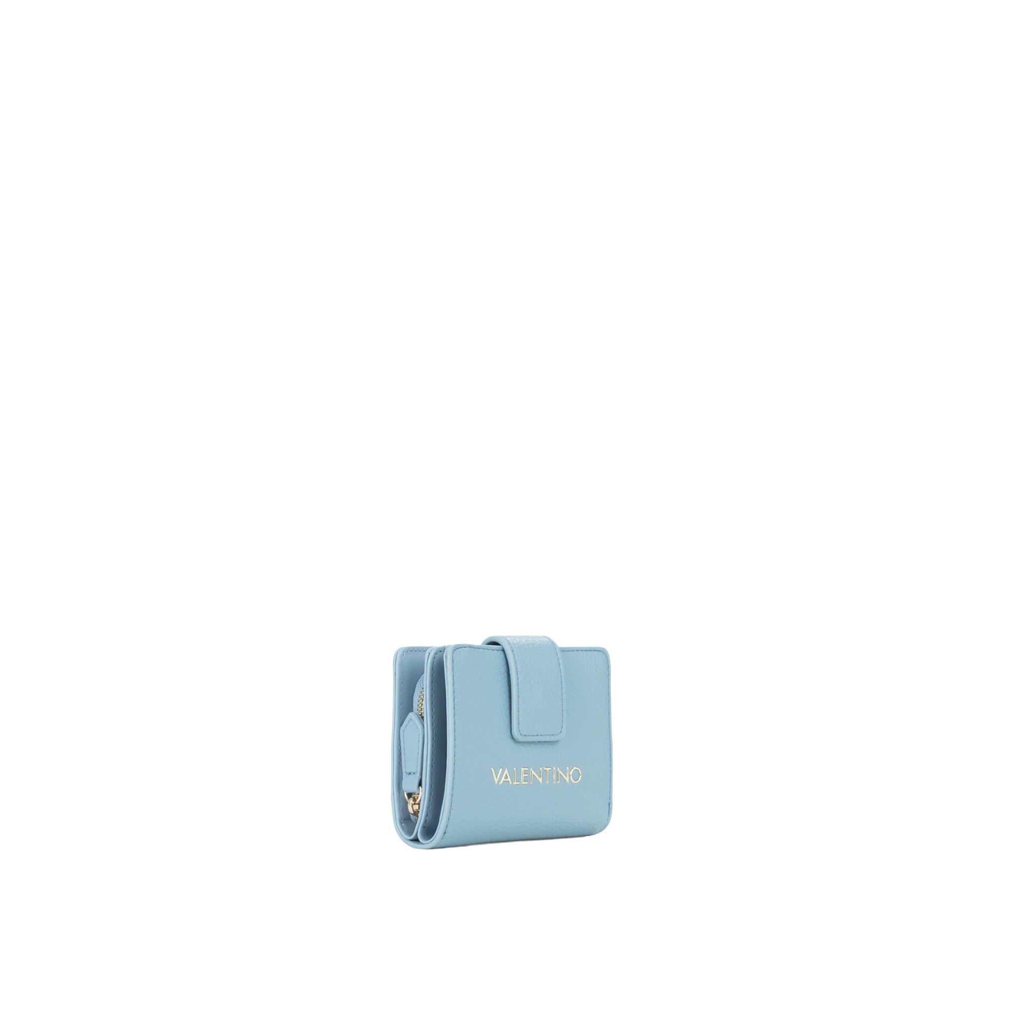Mini portafogli Alexia con zip e bottone Valentino donna avio - Image 2