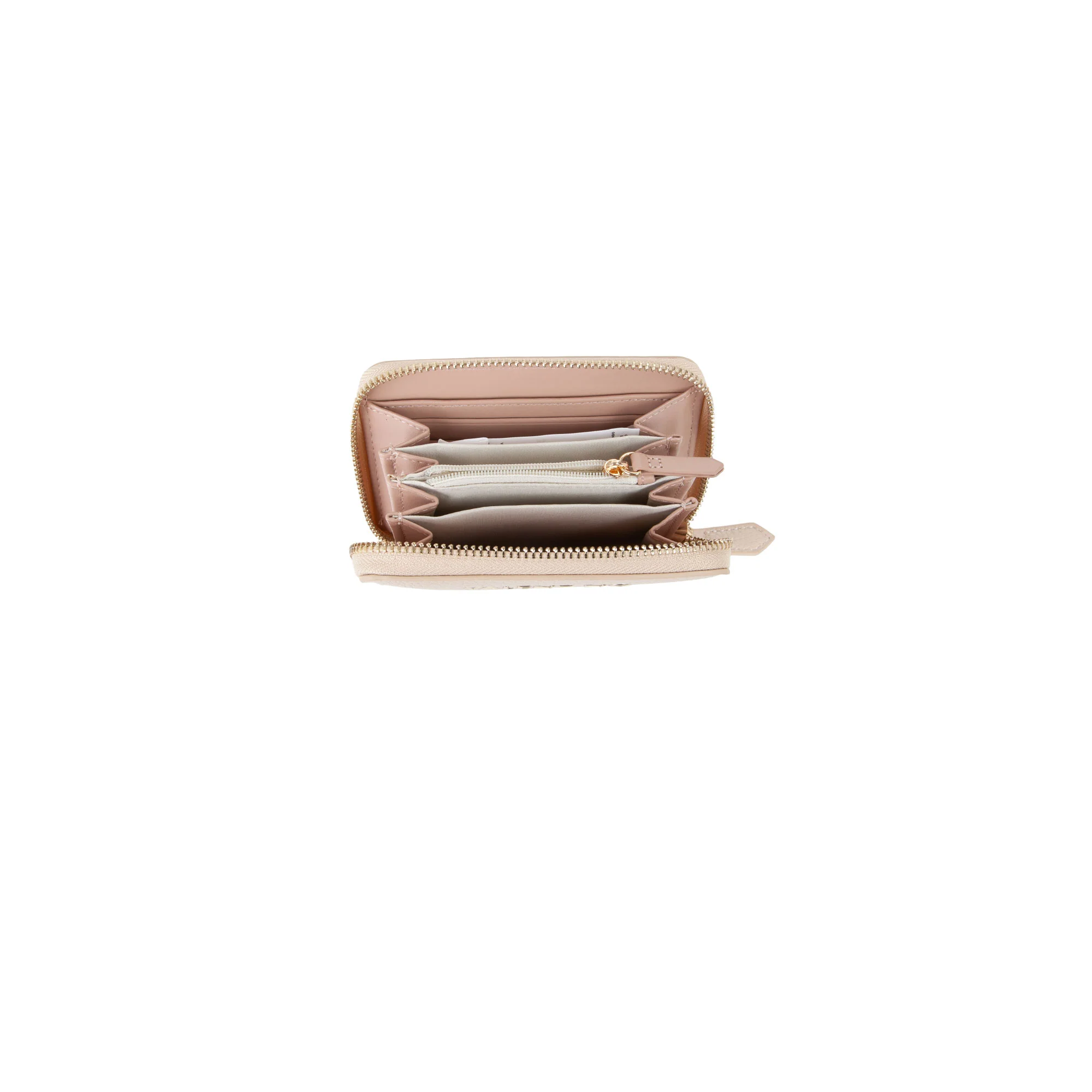 Portafogli small con zip Alexia Valentino donna ecrù - Image 4