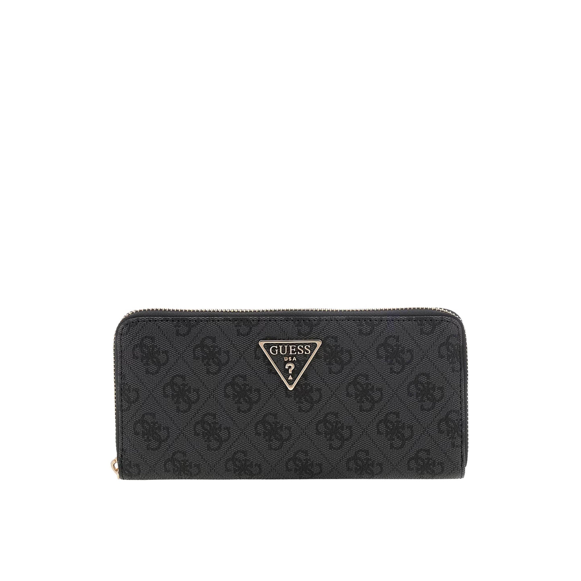 Portafogli Guess donna Zip L Laurel II nero