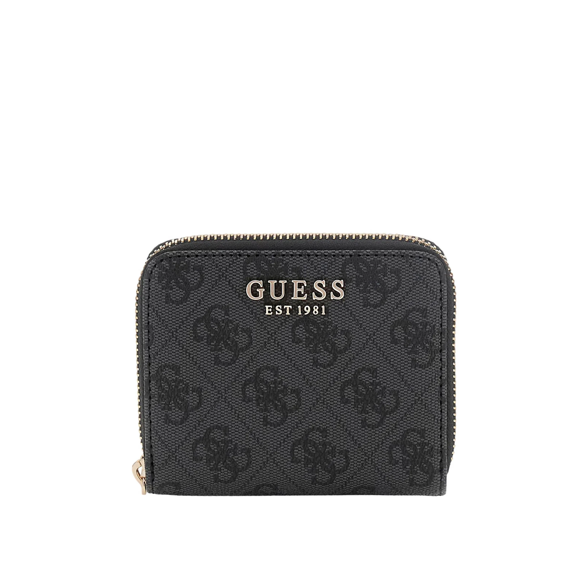 Portafogli Guess donna Zip Small Laurel nero