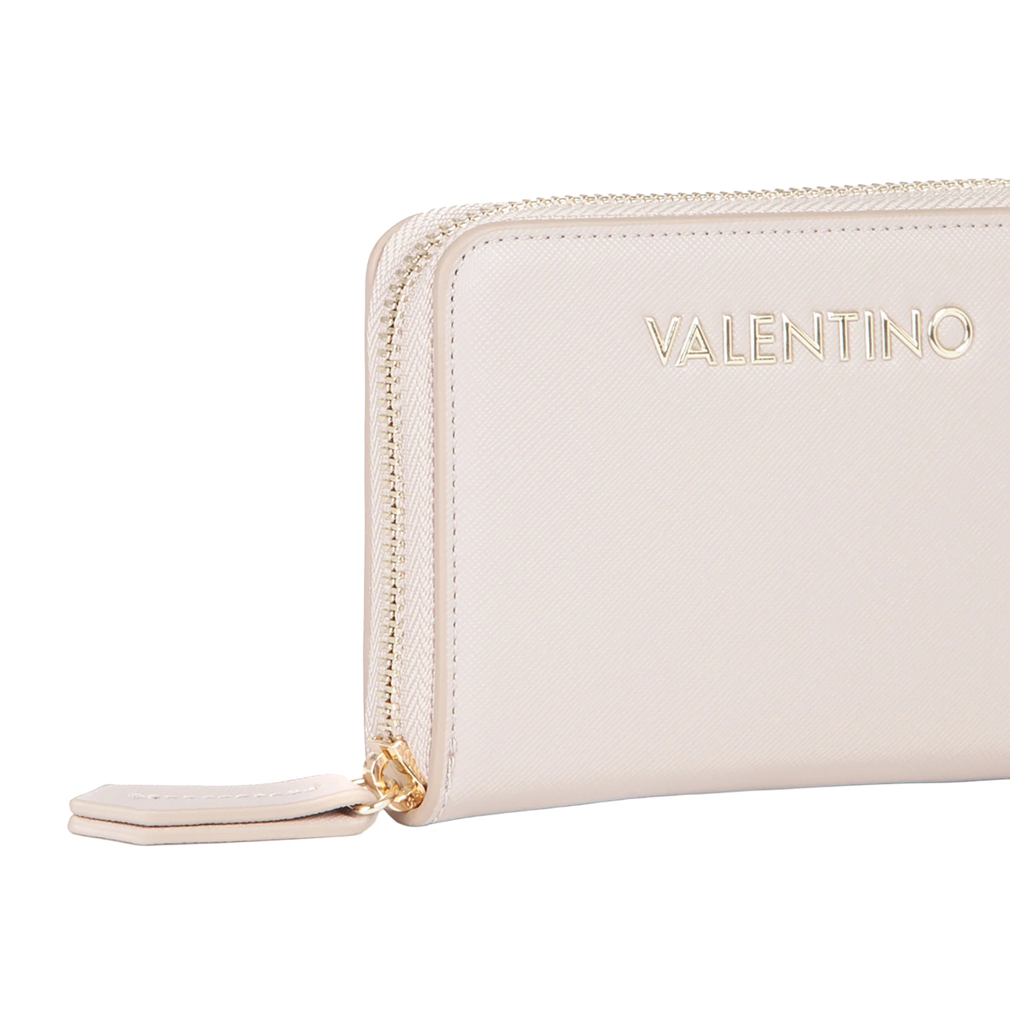 Portafogli small saffiano Valentino donna con zip zero re beige - Image 3