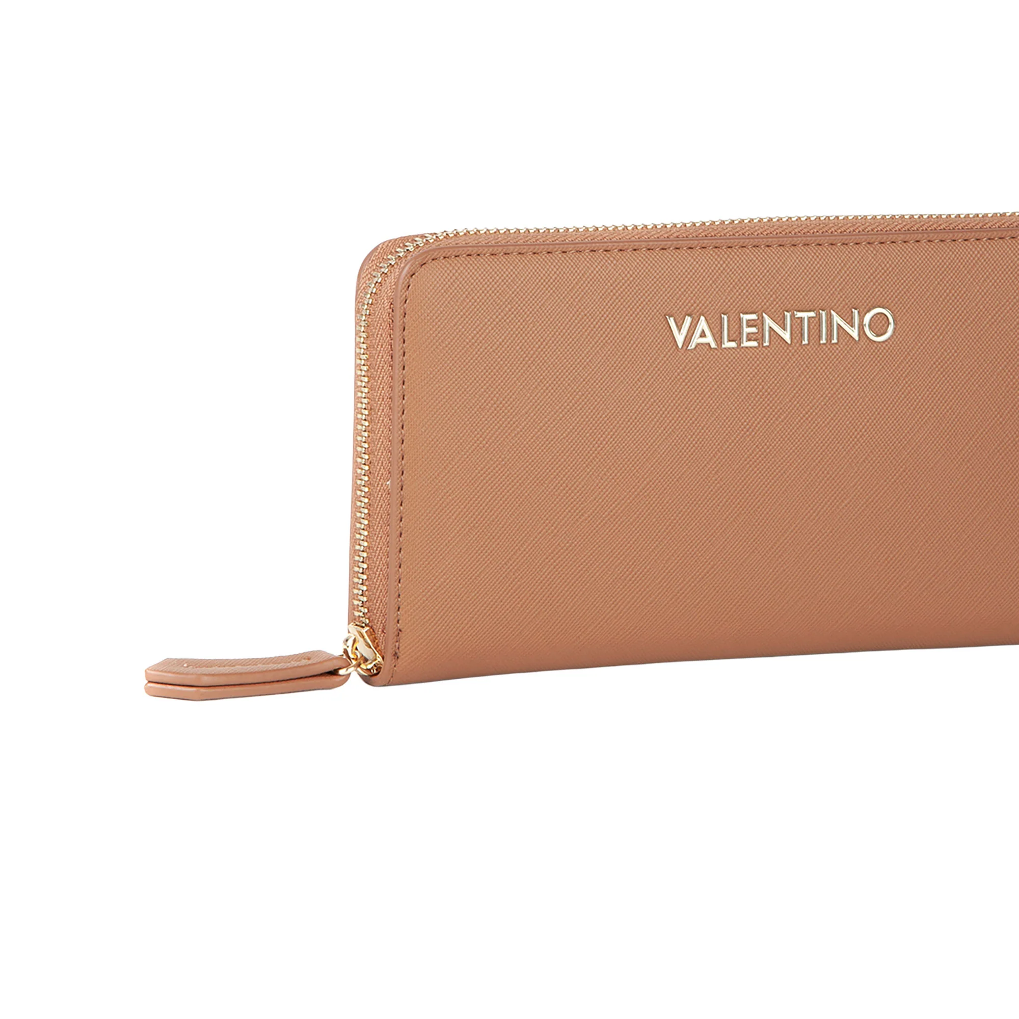Portafogli large saffiano Valentino donna con zip zero RE cuoio - Image 2