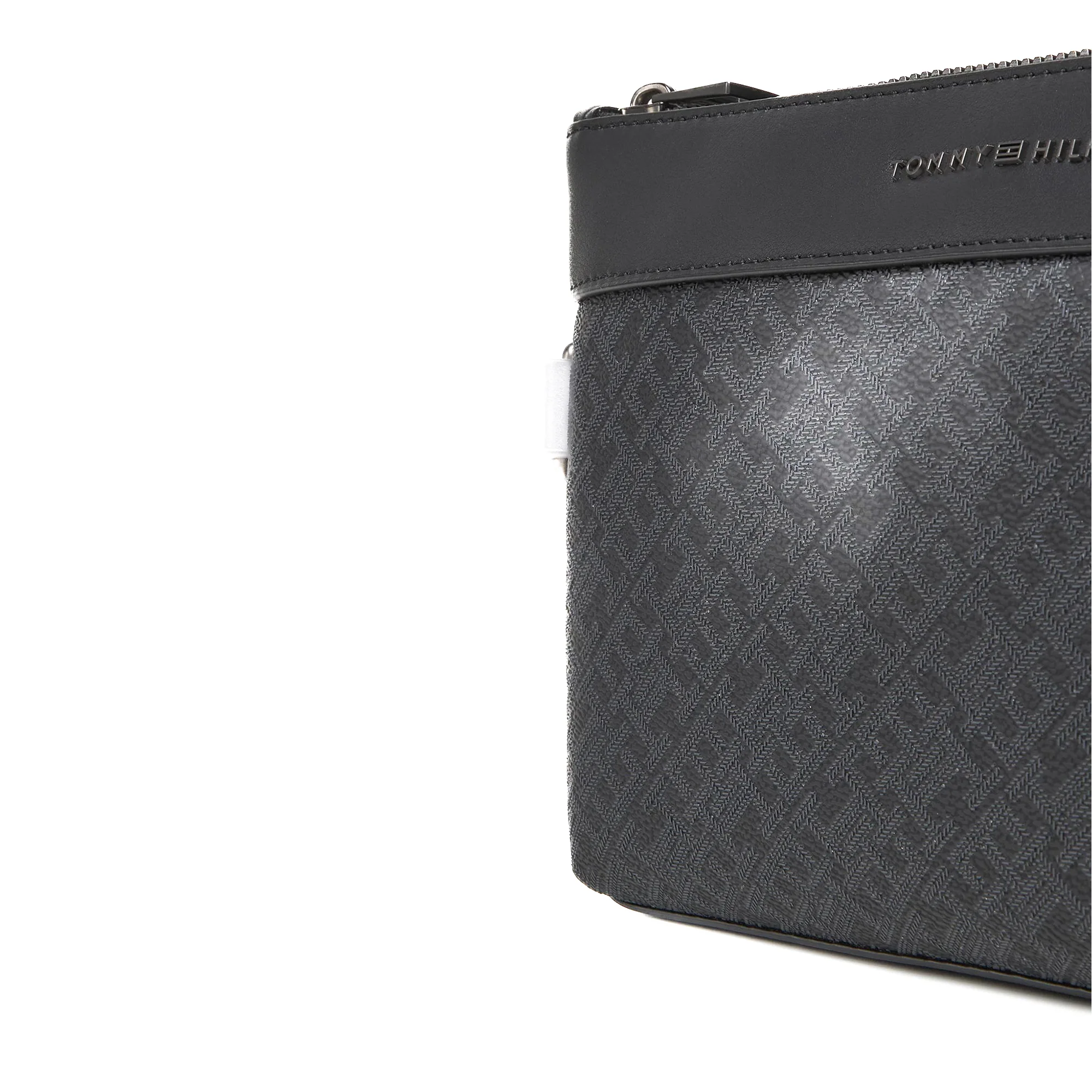 Pochette Tommy Hilfiger in similpelle nero - Image 3