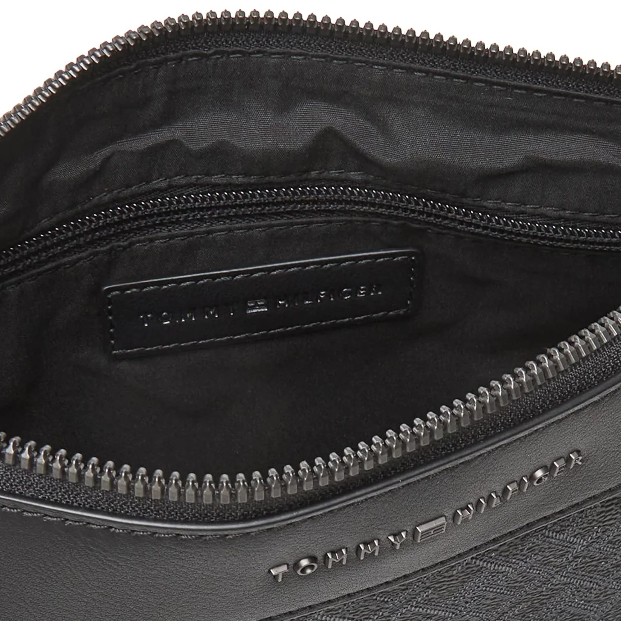 Pochette Tommy Hilfiger in similpelle nero - Image 4
