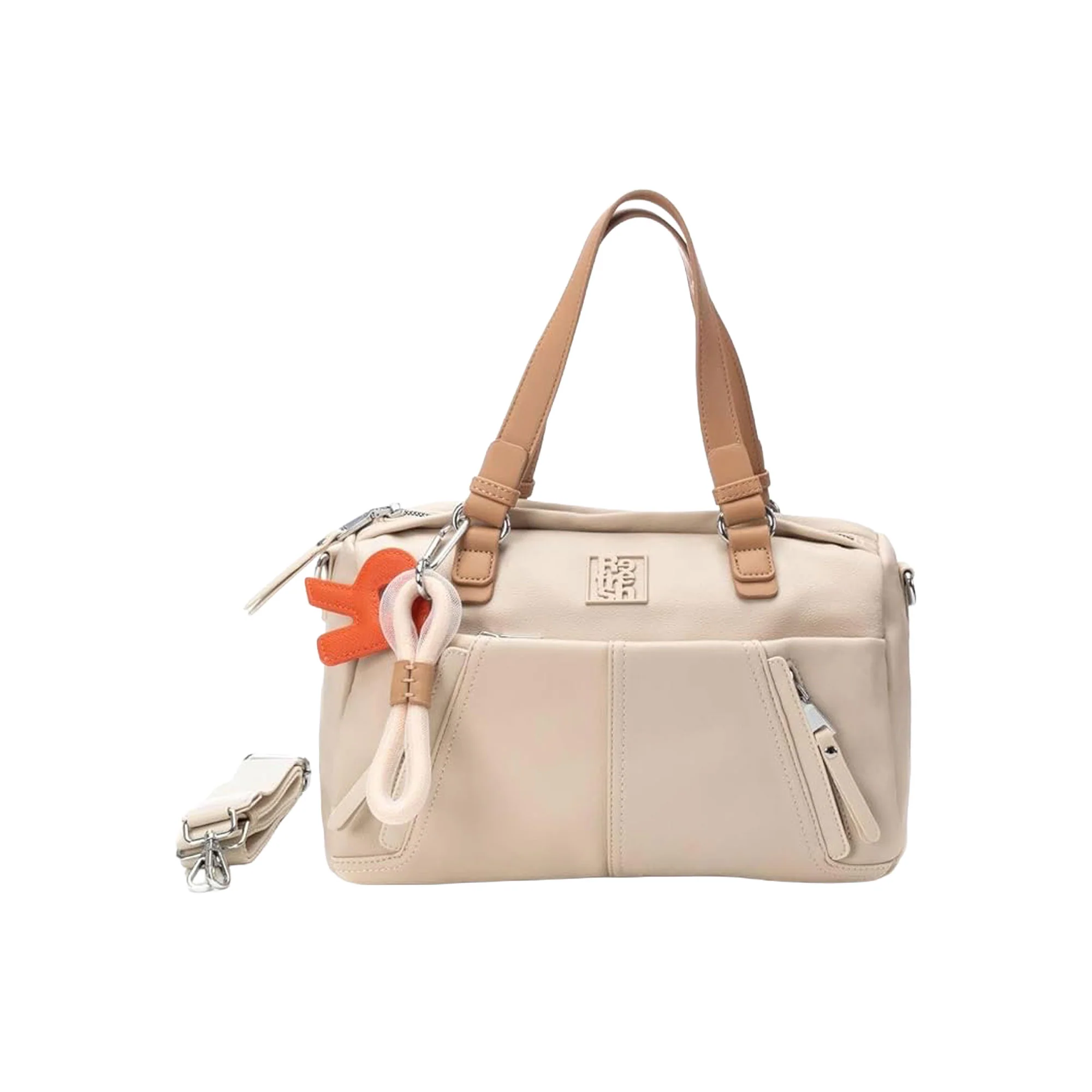 Borsa Refresh a mano donna saddle in ecopelle
 Beige