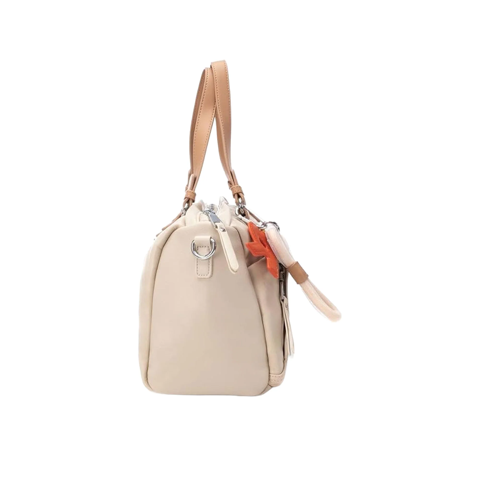 Borsa Refresh a mano donna saddle in ecopelle
 Beige - Image 3