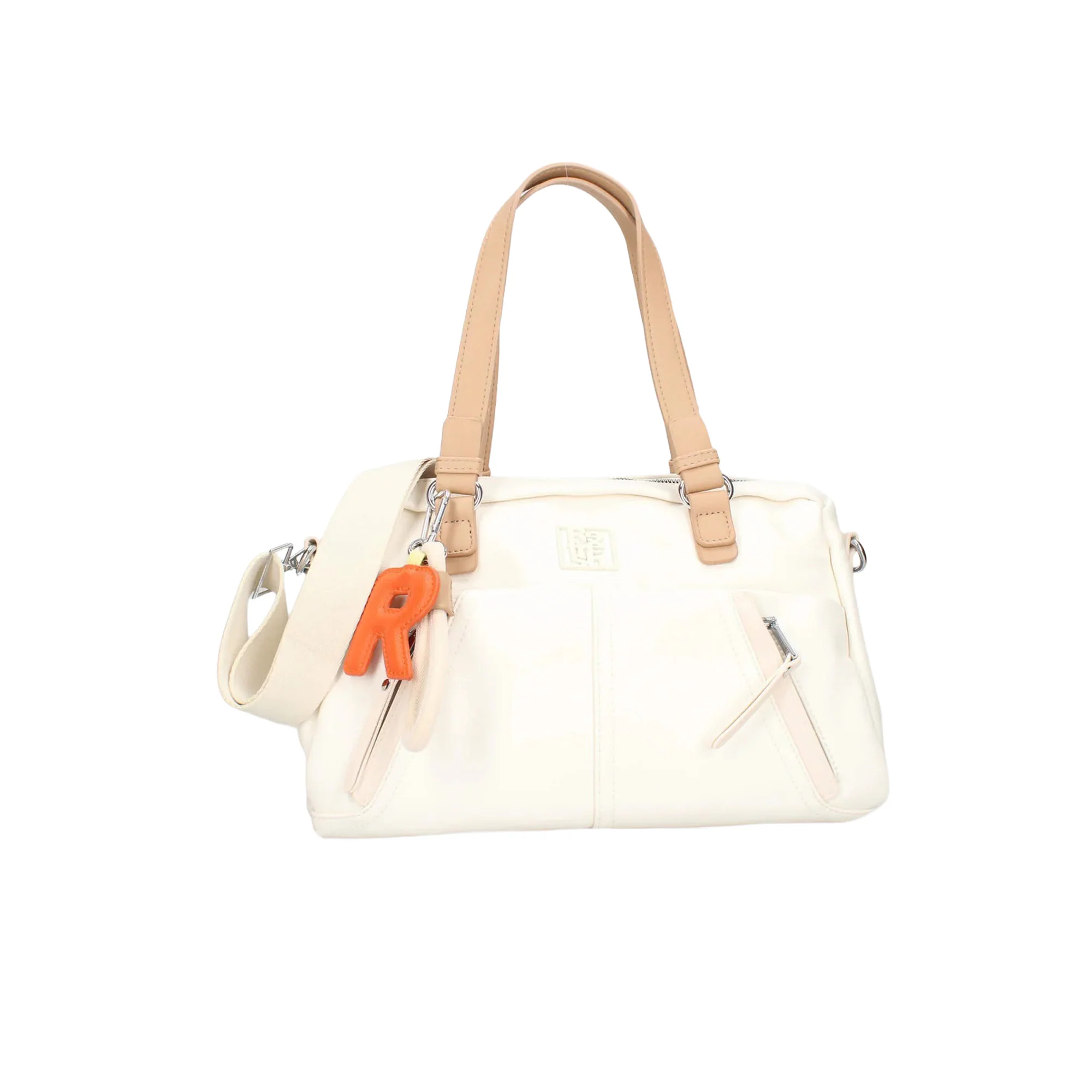 Borsa Refresh a mano donna saddle in ecopelle Bianco - Image 2