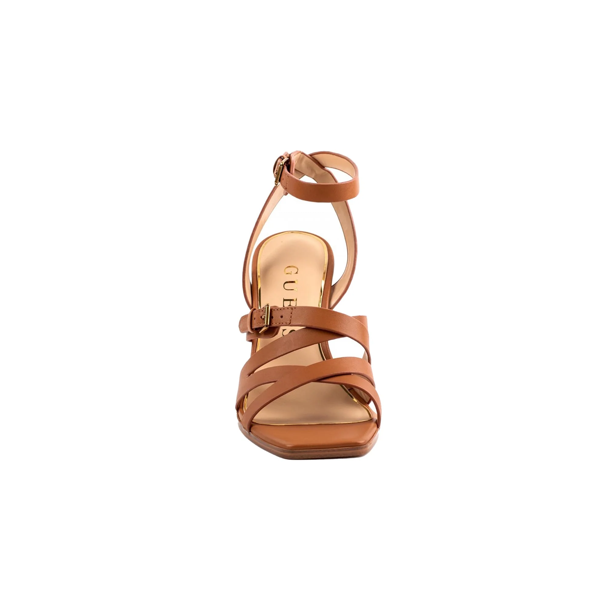 Sandali Guess Donna con tacco radela marrone - Image 3