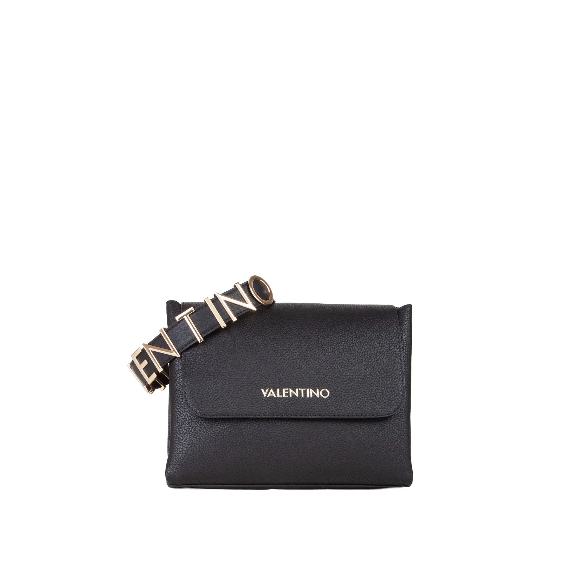 Borsa a mano satchel Valentino donna Alexia con pattina nero - Image 2