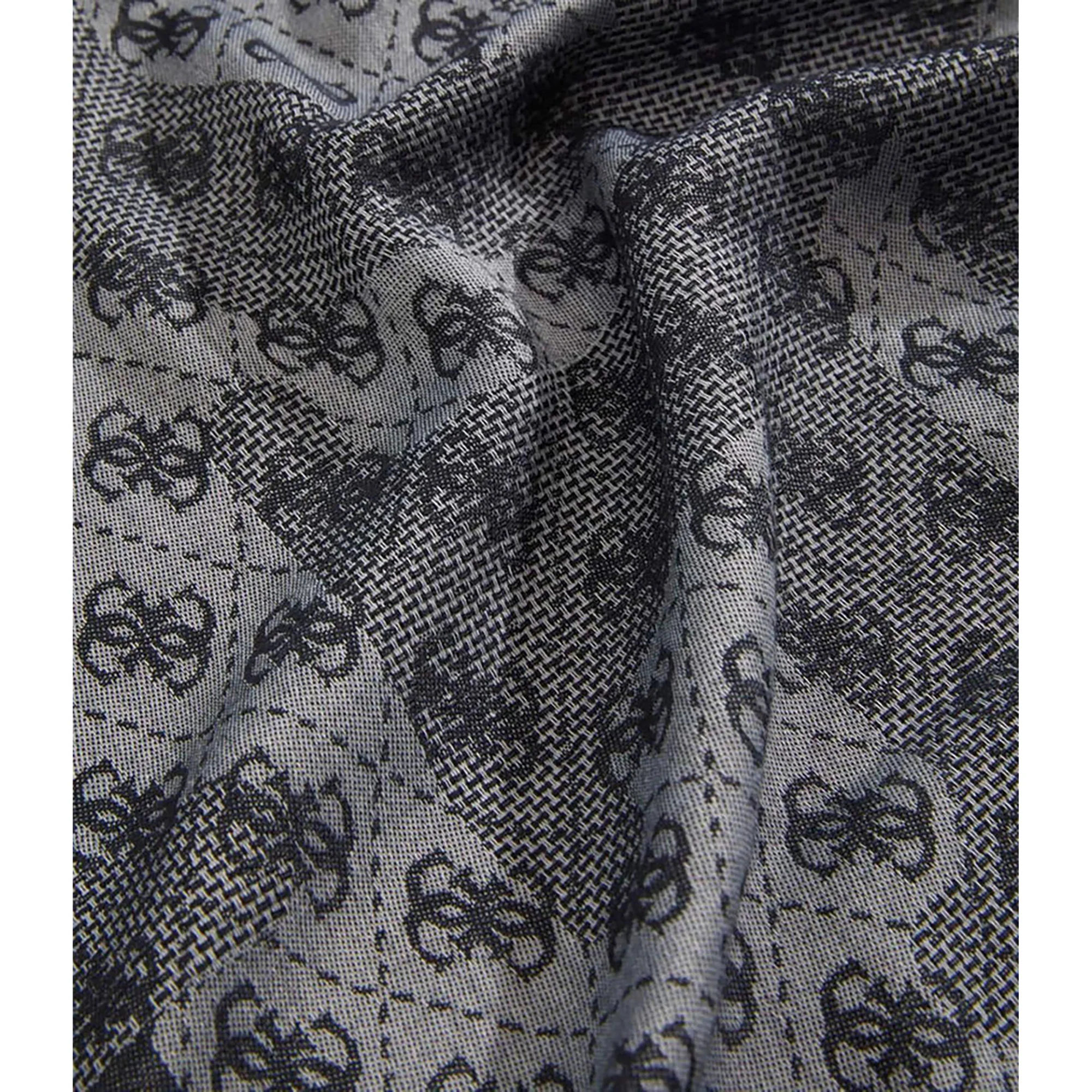 Sciarpa Guess donna 70X180 Erica logo coal - Image 2