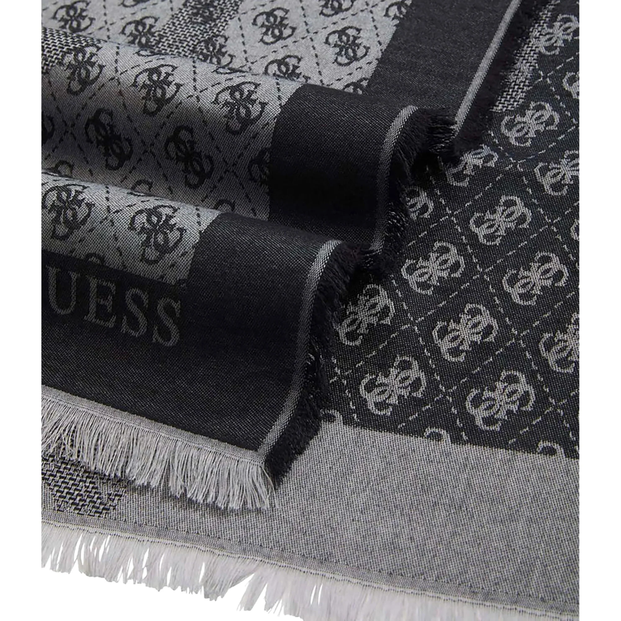 Sciarpa Guess donna 70X180 Erica logo coal - Image 3