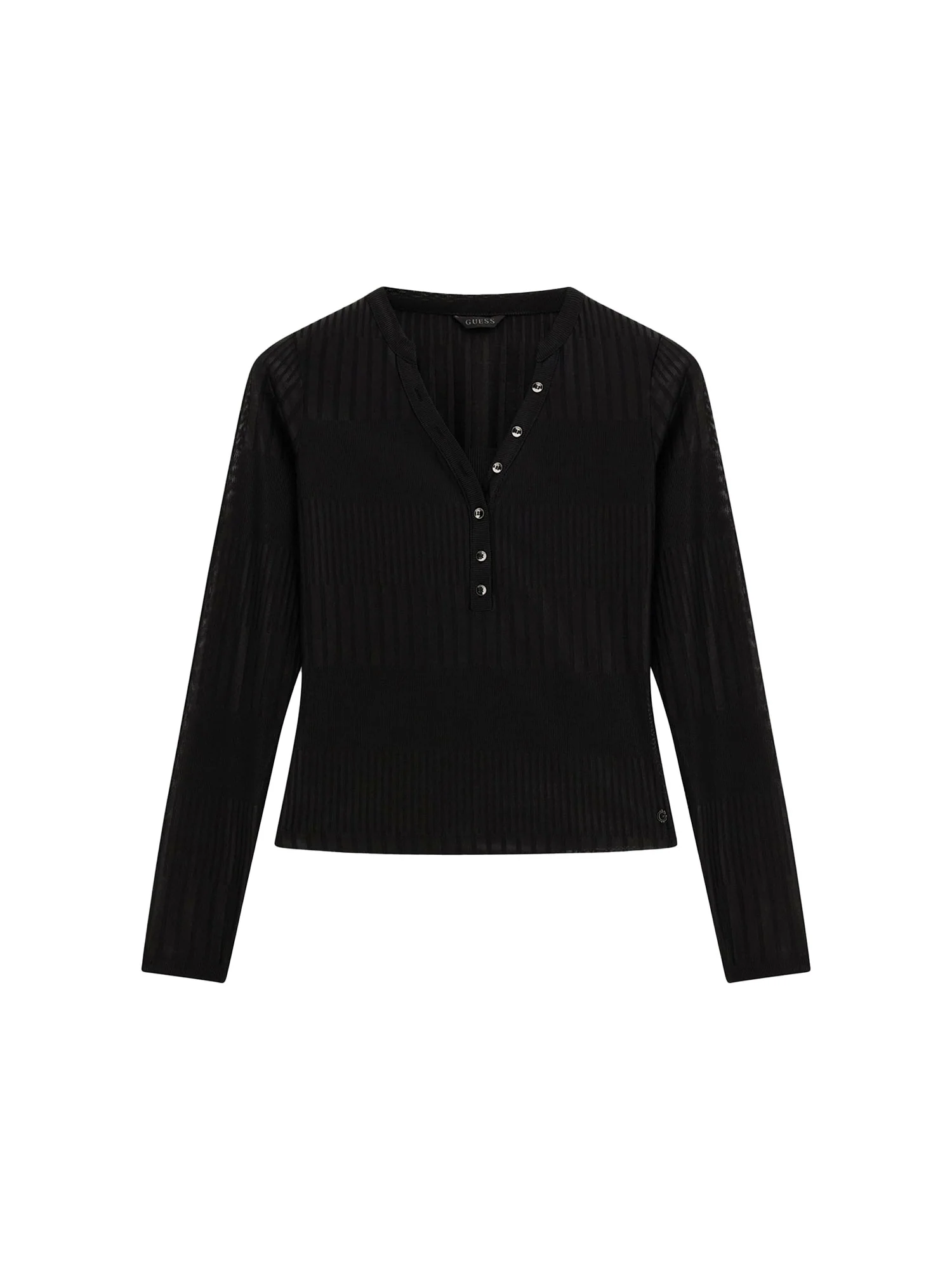 Maglia serafino Guess Donna marilena nero - Image 4