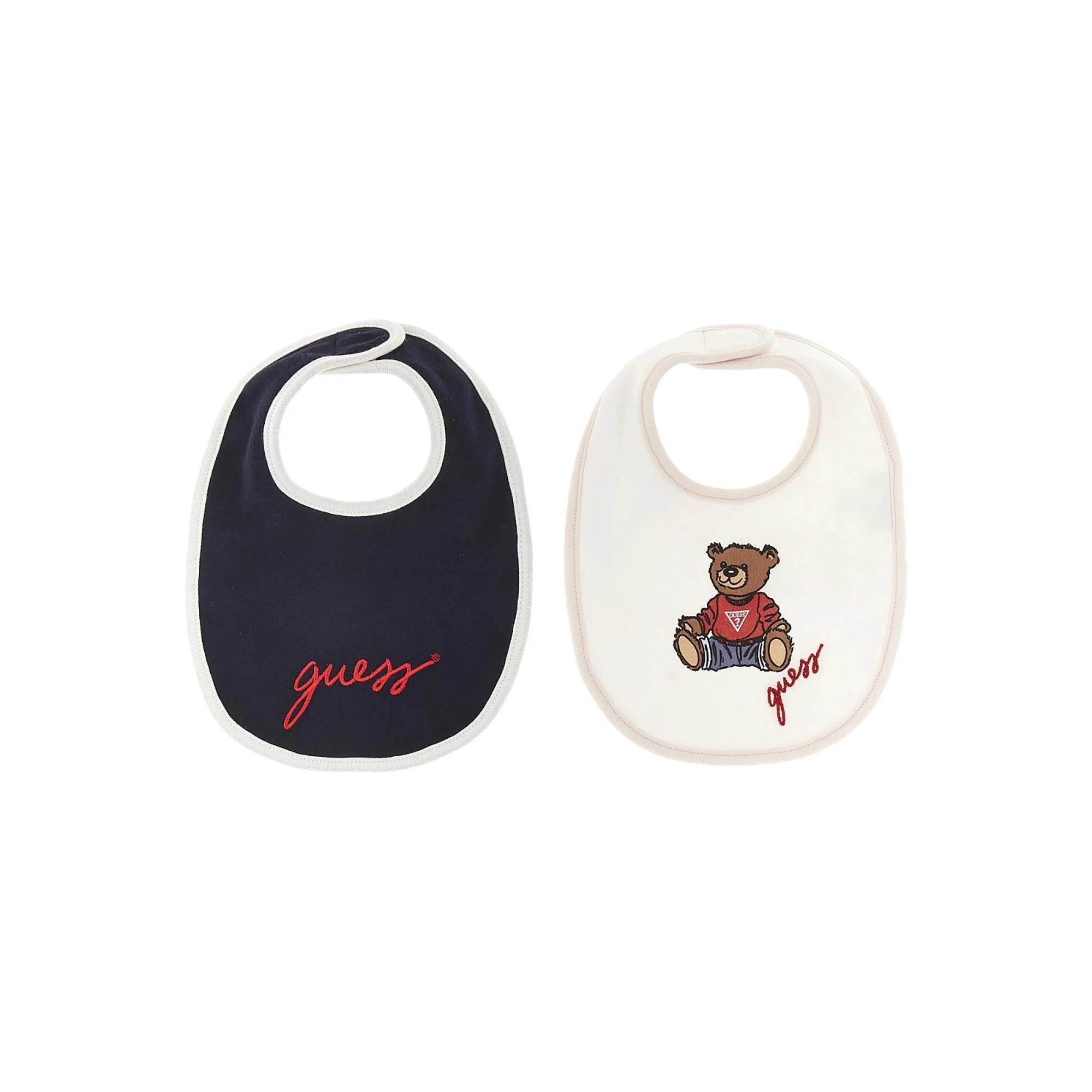 Set due bavette Guess Neonato black bear multi