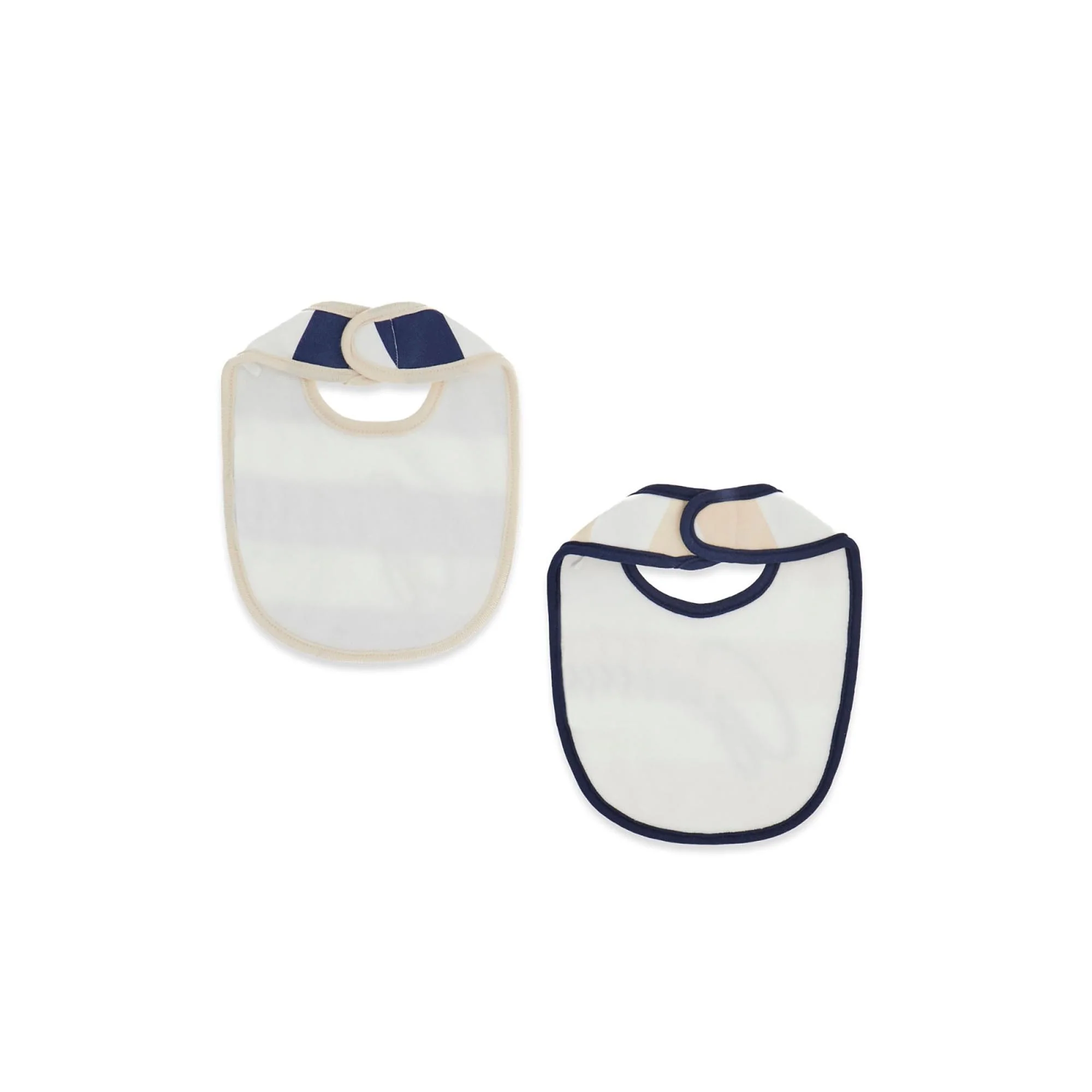 Set due bavette Guess Neonato stripes blu/bianco - Image 2
