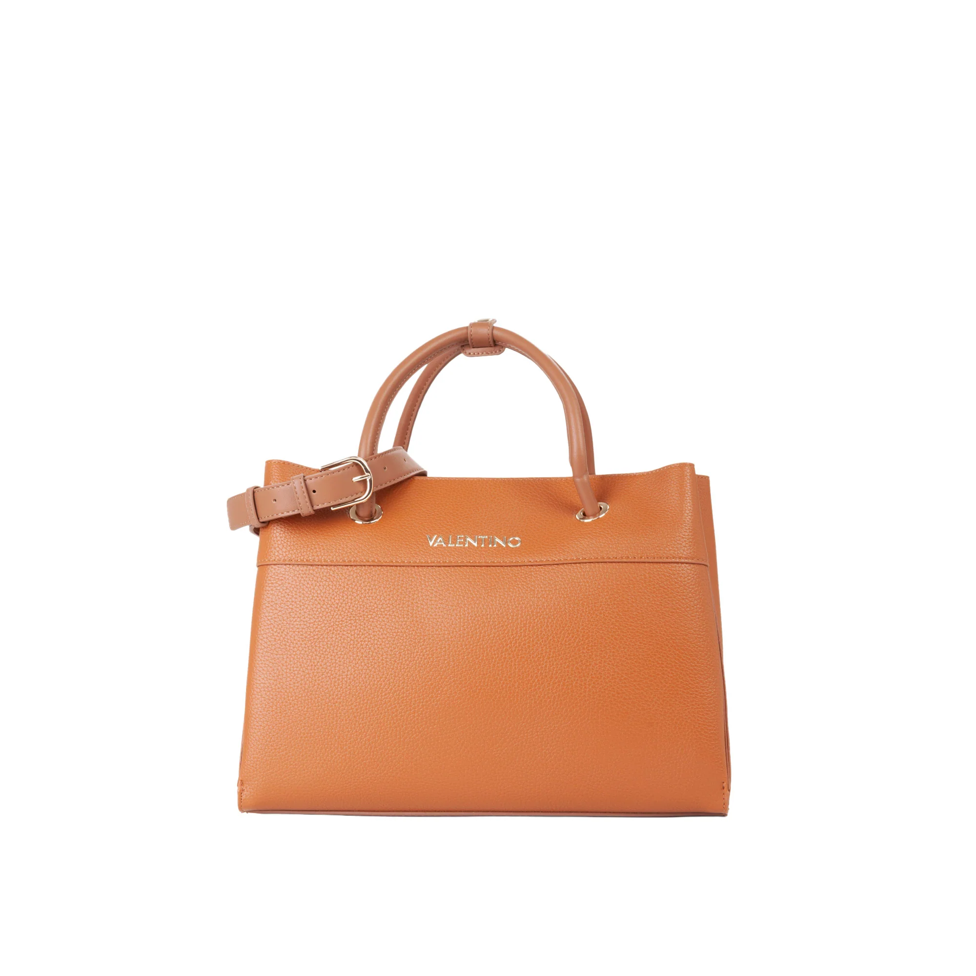 Borsa shopper Valentino donna Alexia cuoio