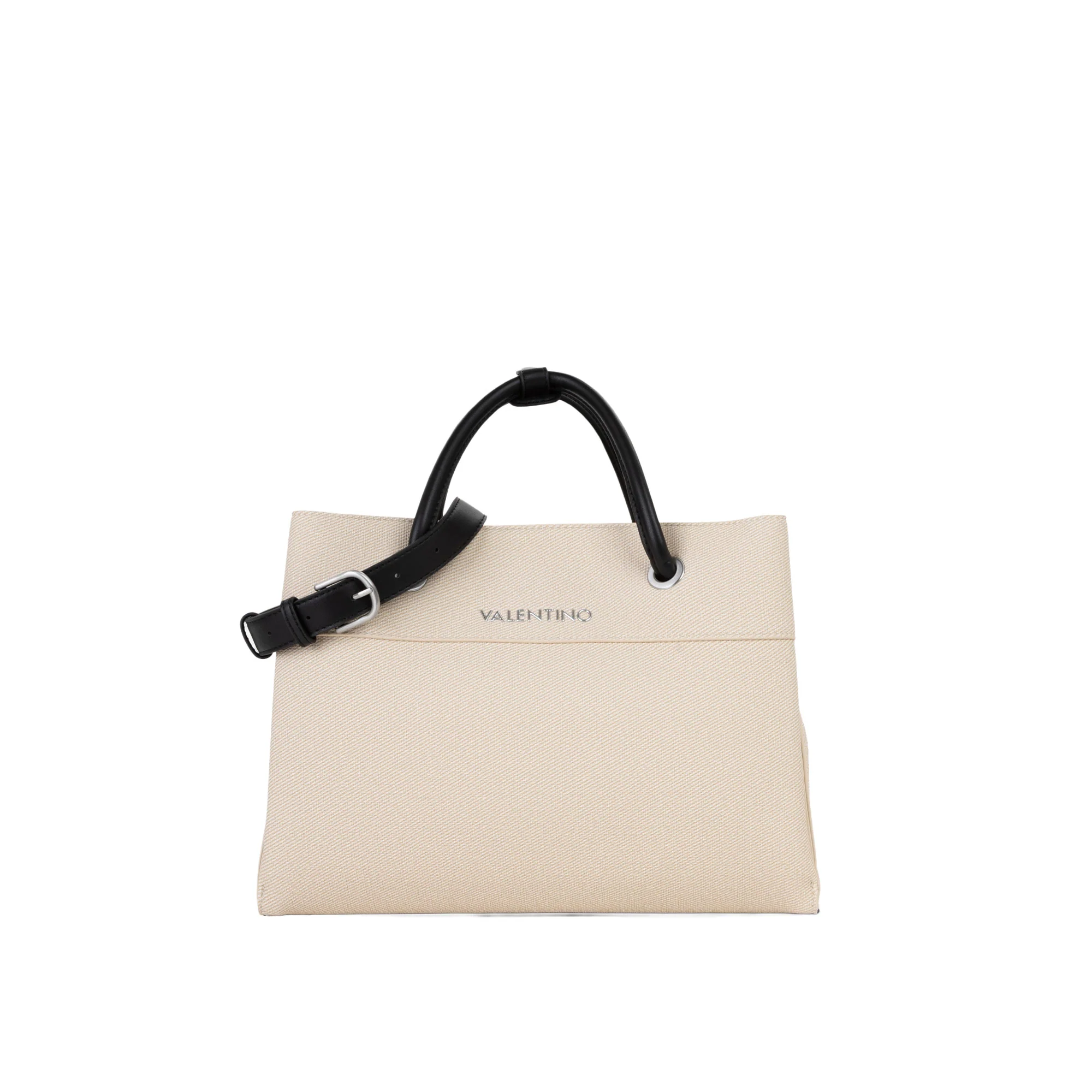 Borsa shopper Valentino donna Alexia Summer naturale/nero
