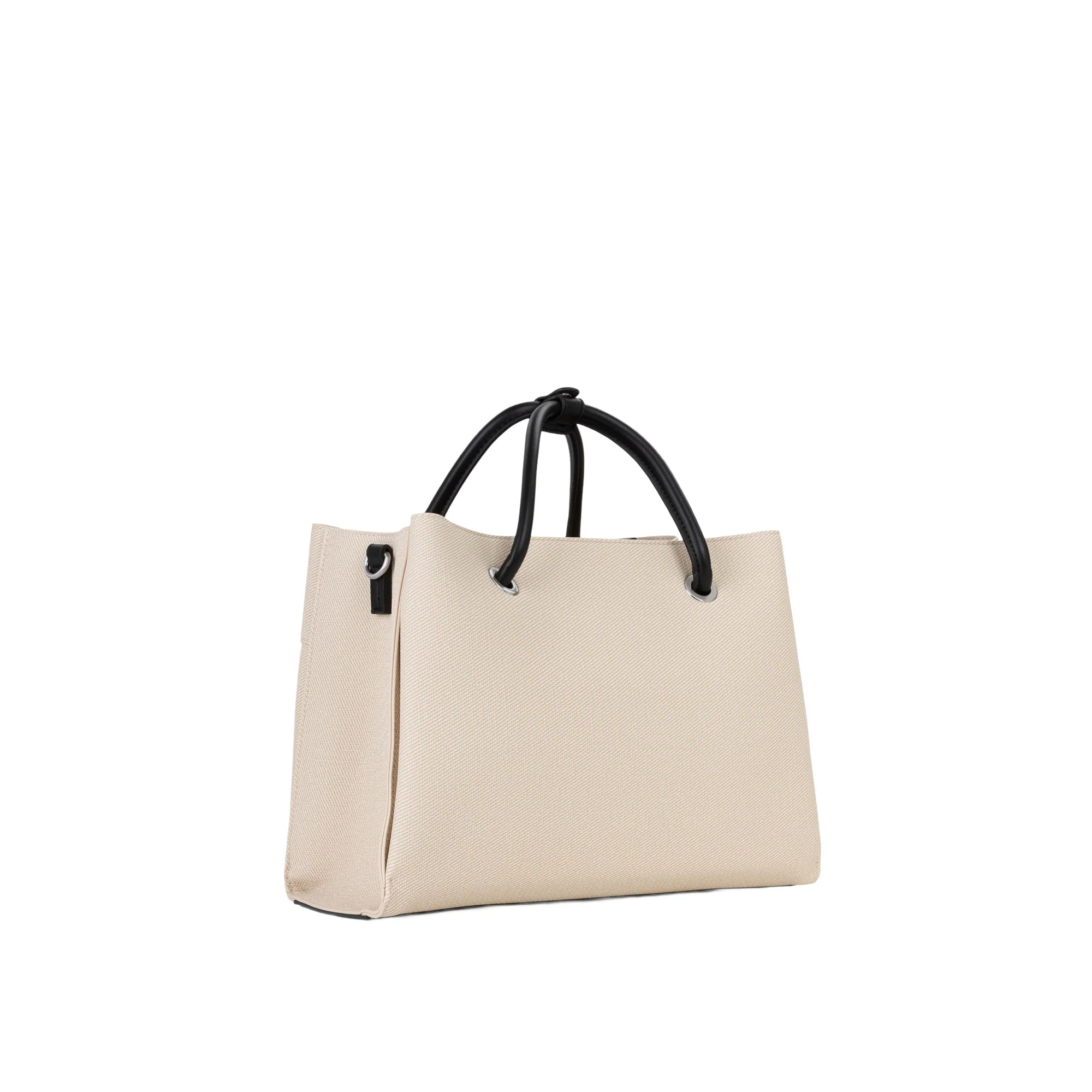 Borsa shopper Valentino donna Alexia Summer naturale/nero - Image 4