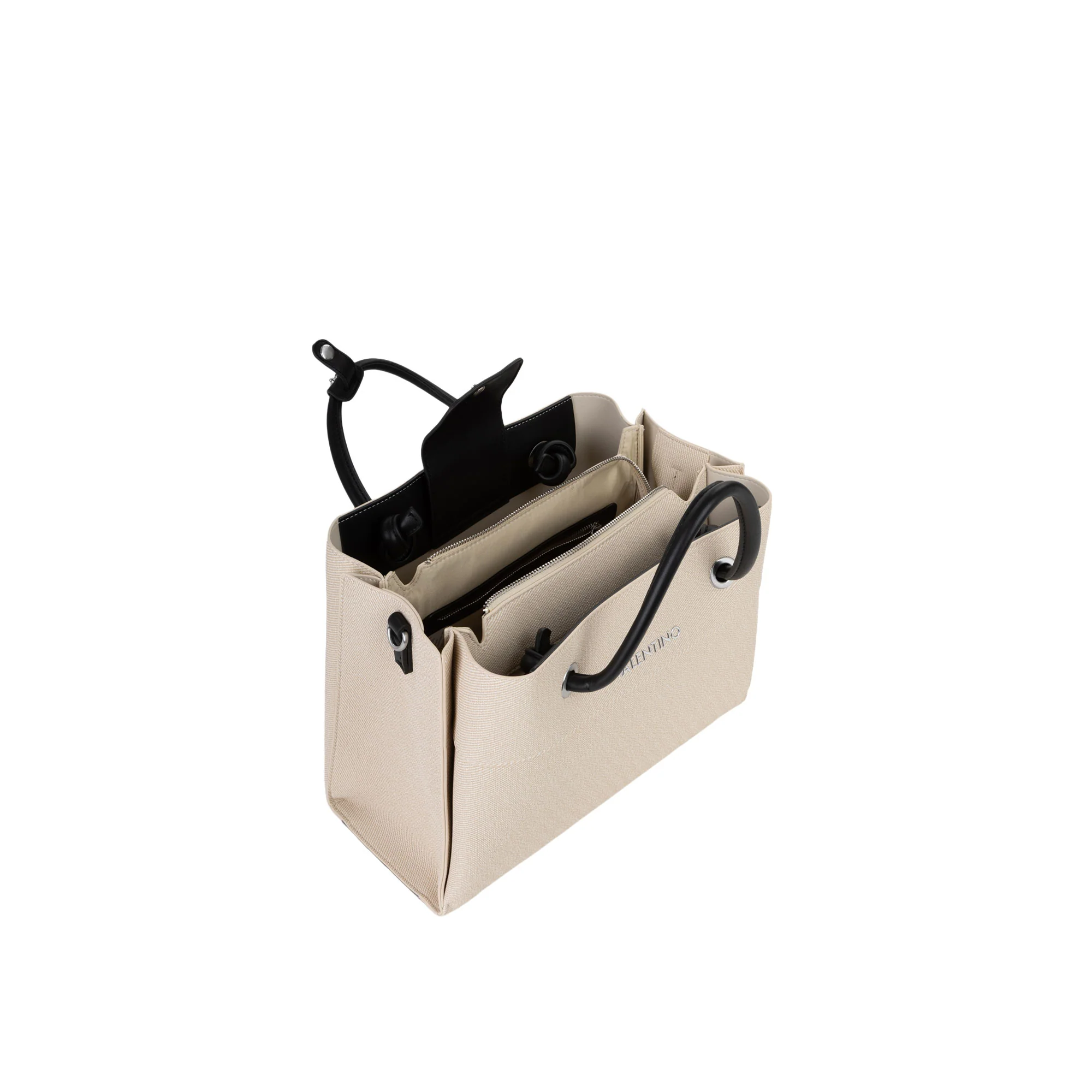 Borsa shopper Valentino donna Alexia Summer naturale/nero - Image 5