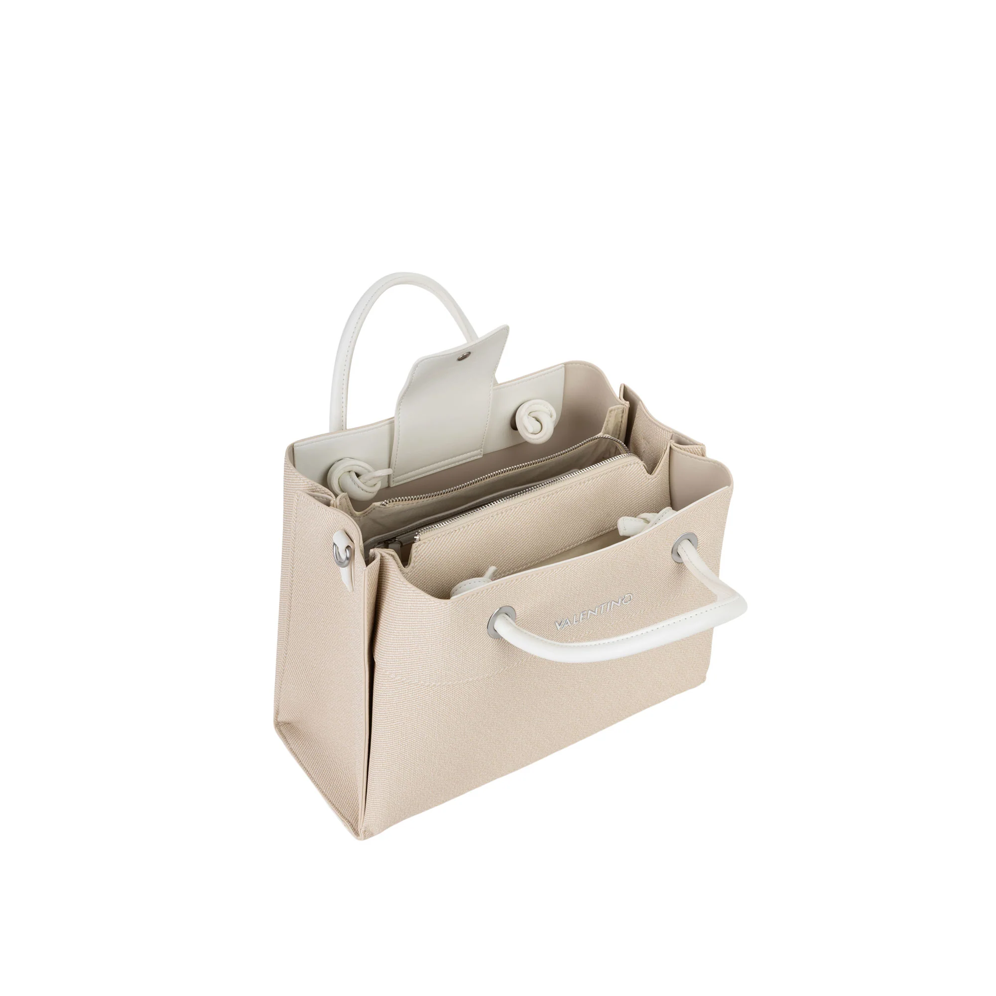 Borsa shopper Valentino donna Alexia Summer naturale/panna - Image 5