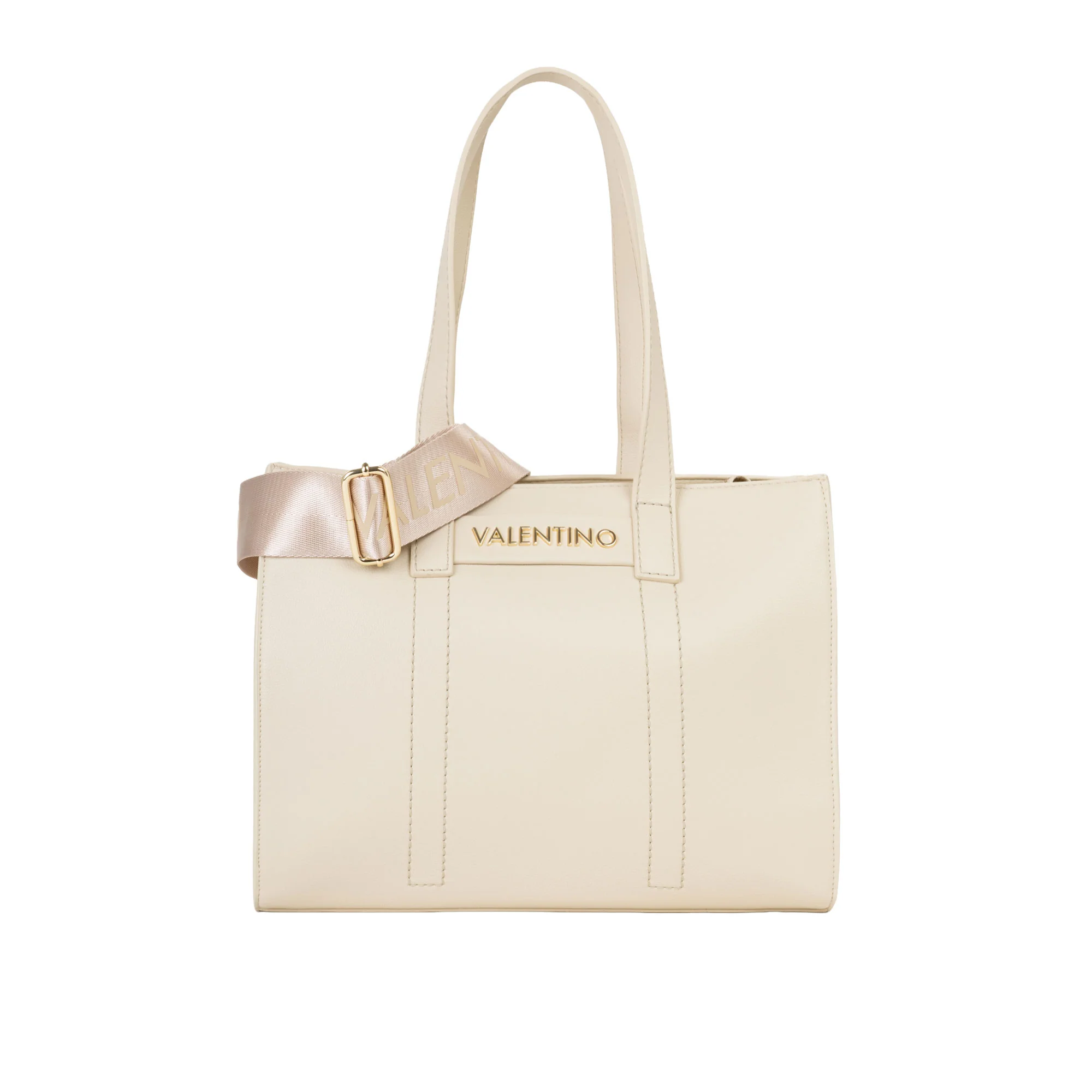 Borsa shopper big Valentino donna Aury RE ecrù - Image 2