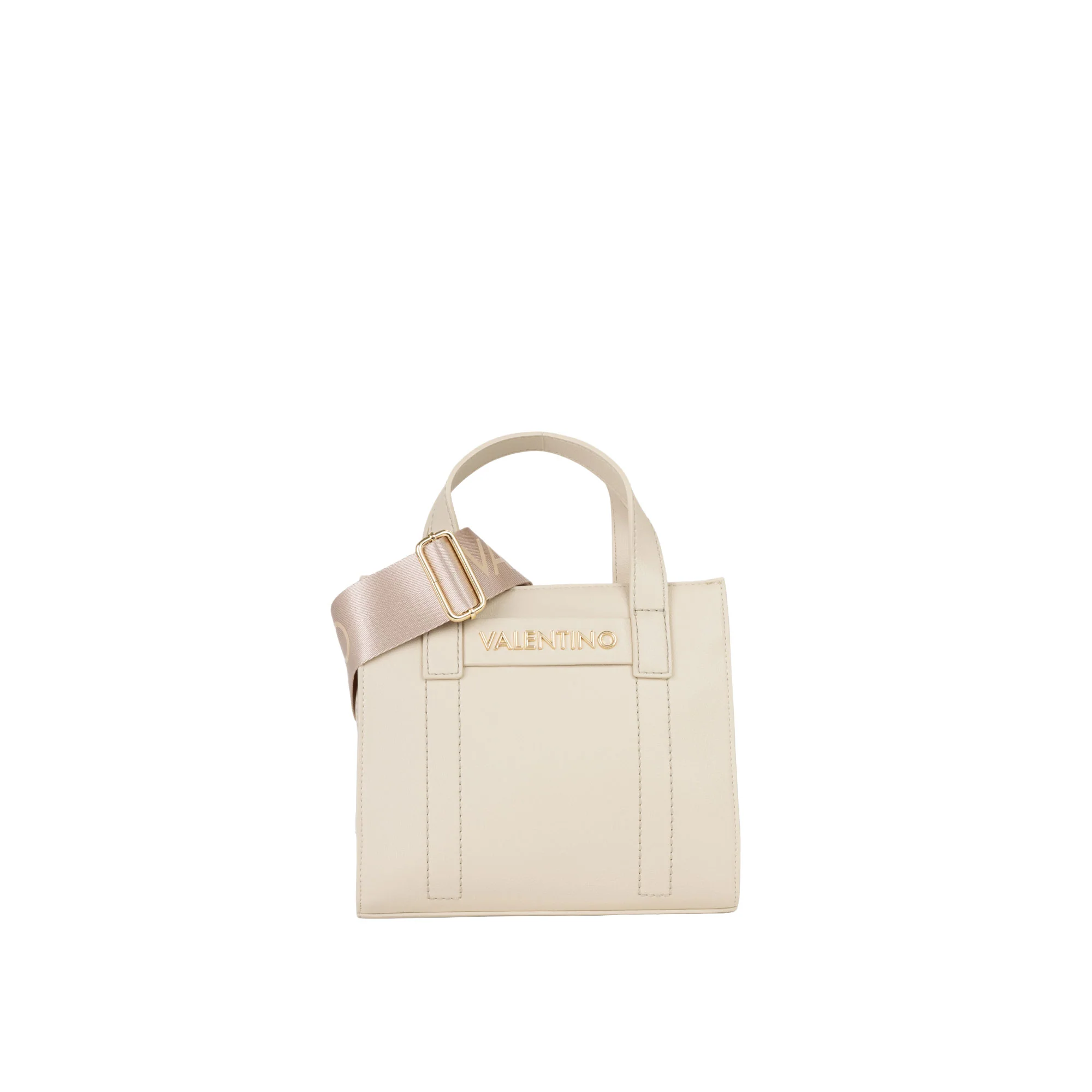 Borsa shopper small Valentino donna Aury RE ecrù - Image 2