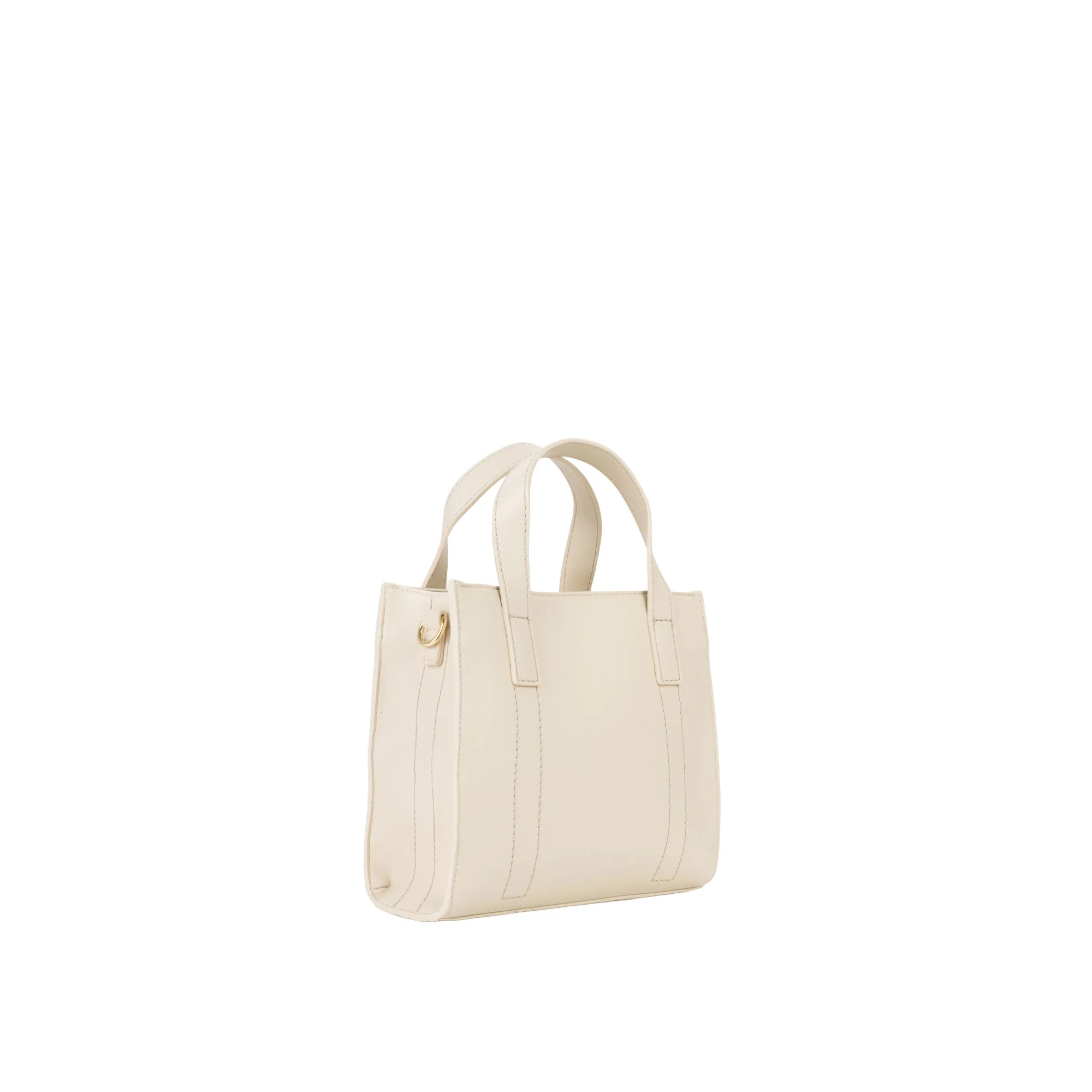 Borsa shopper small Valentino donna Aury RE ecrù - Image 4