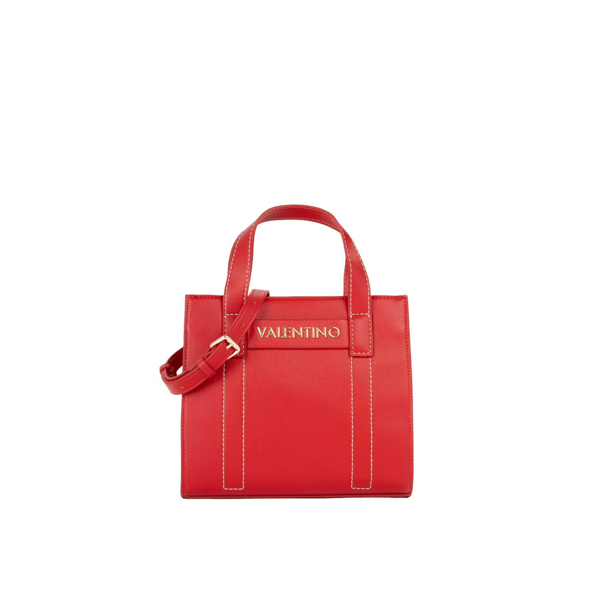 Borsa shopper small Valentino donna Aury RE rubino