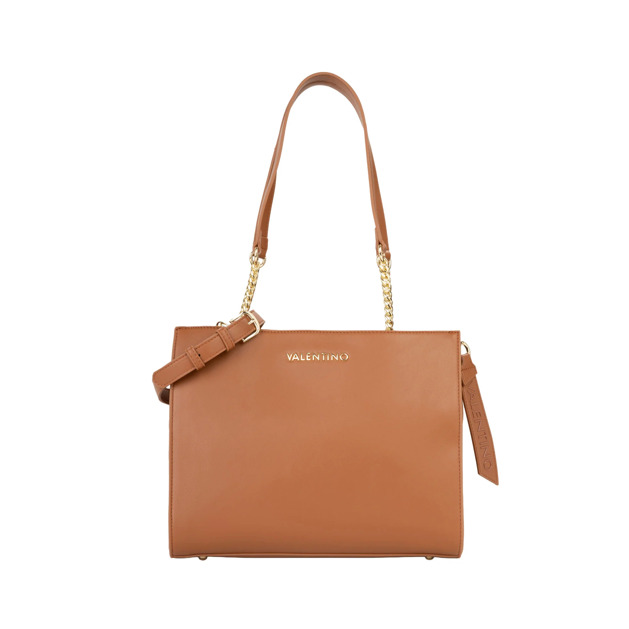 Borsa shopper Valentino donna Hira cuoio