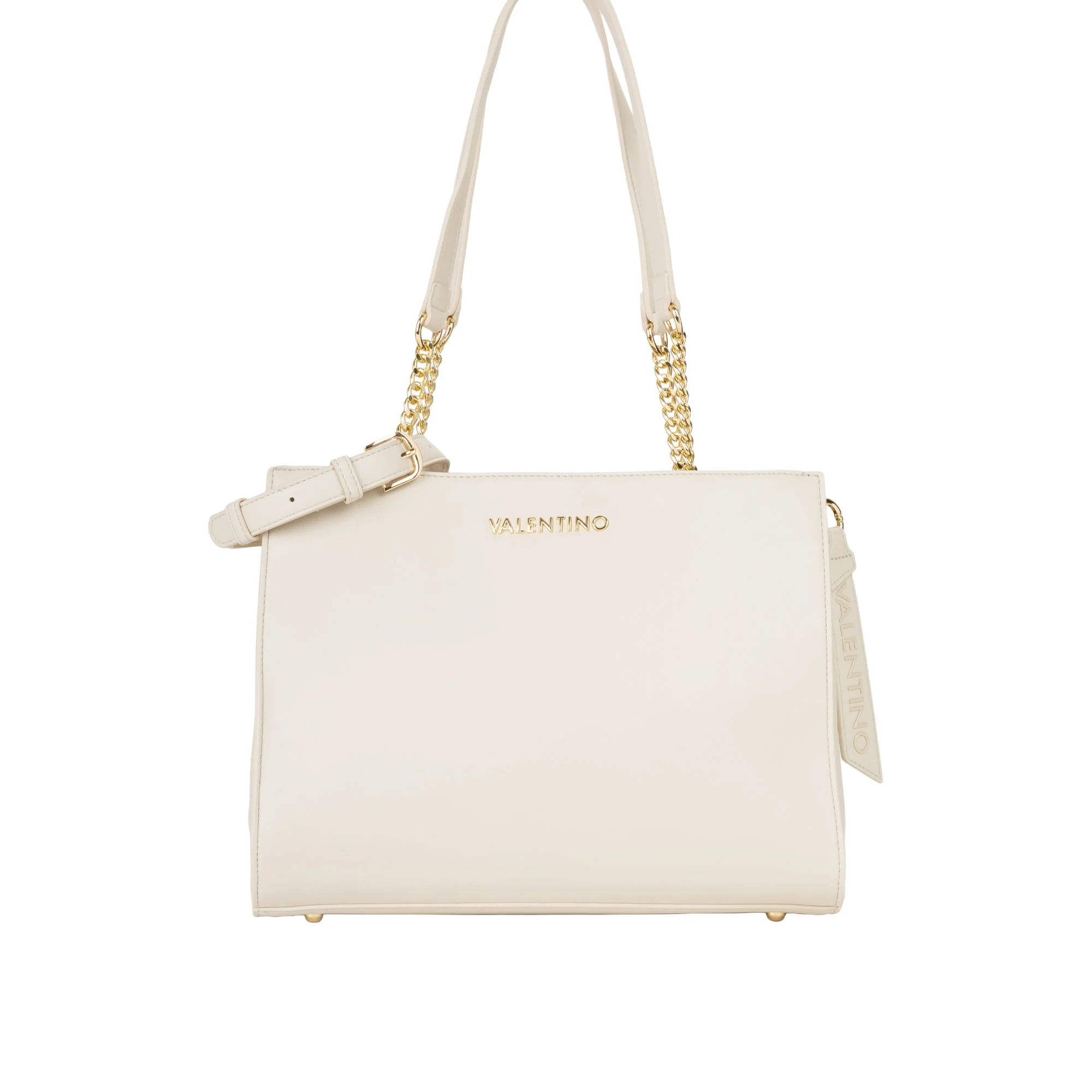 Borsa shopper Valentino donna Hira ecrù